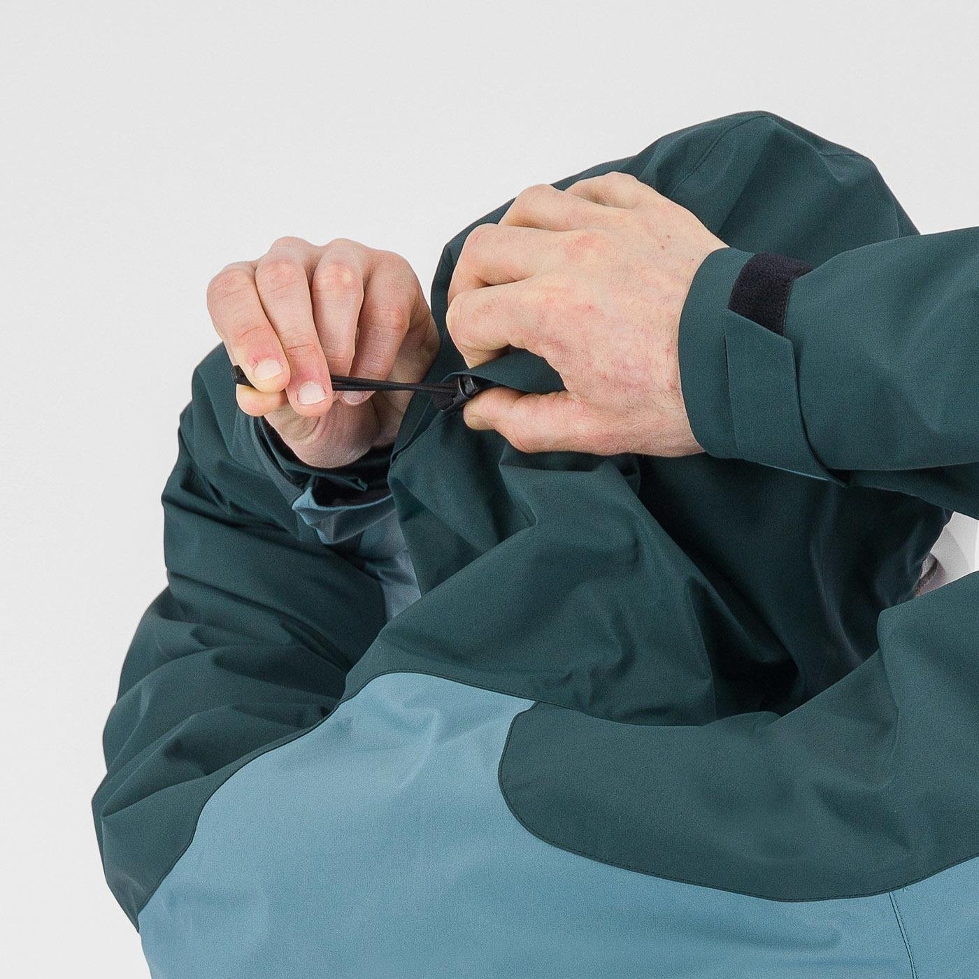 Highest goretex shell jacket - atlantic/forest - karpos