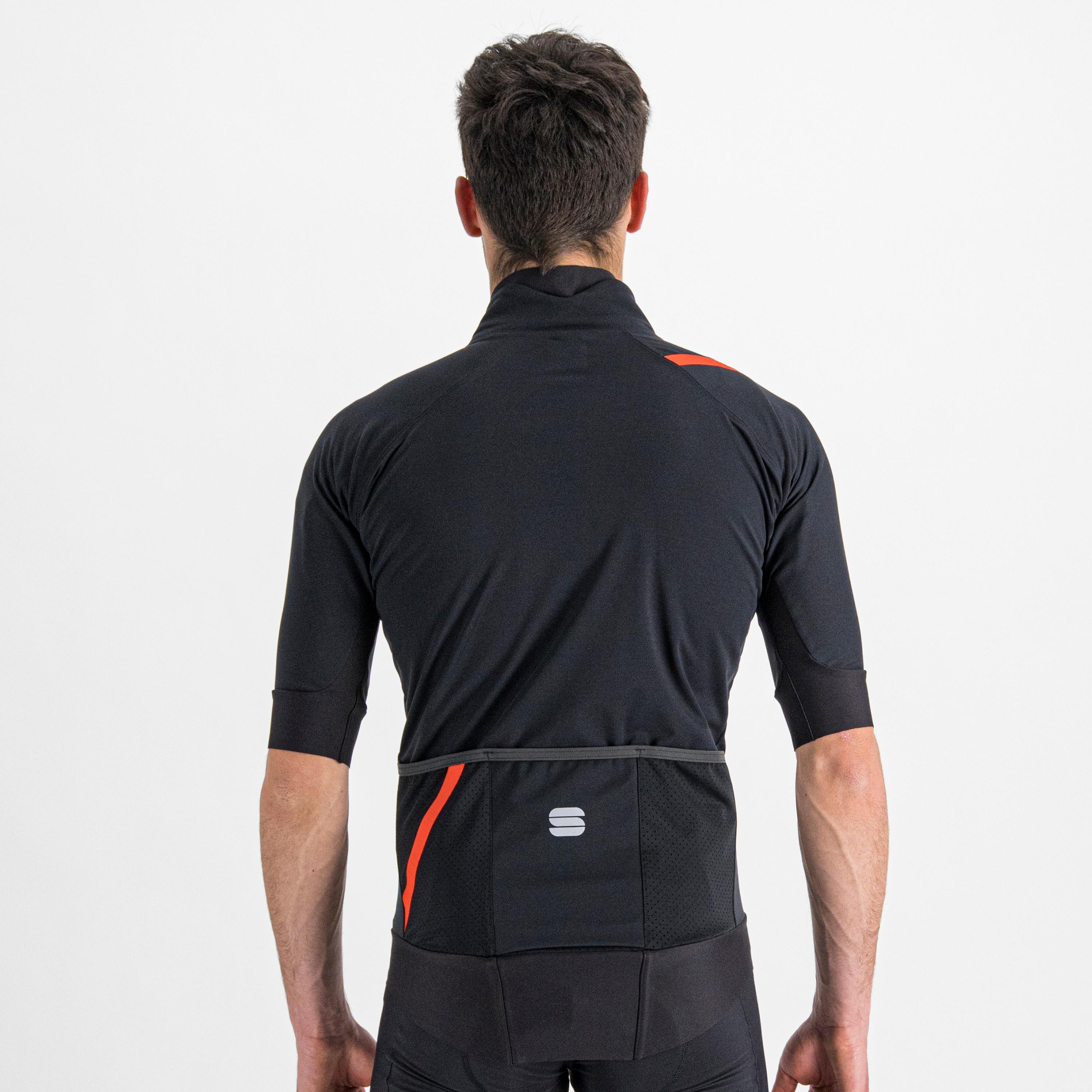 Fiandre pro jacket short sleeve - black - sportful