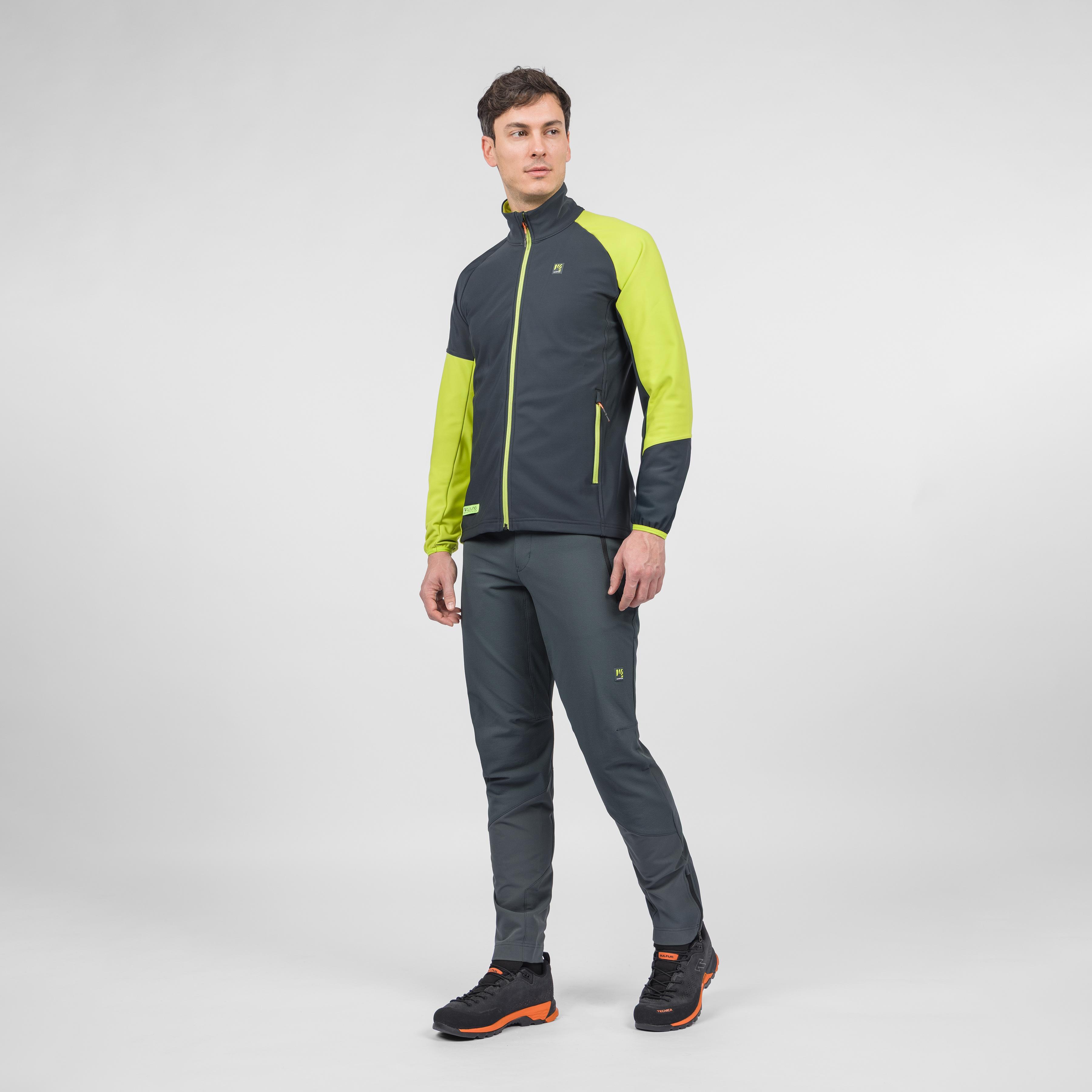 Santino full-zip fleece - dark grey green - karpos