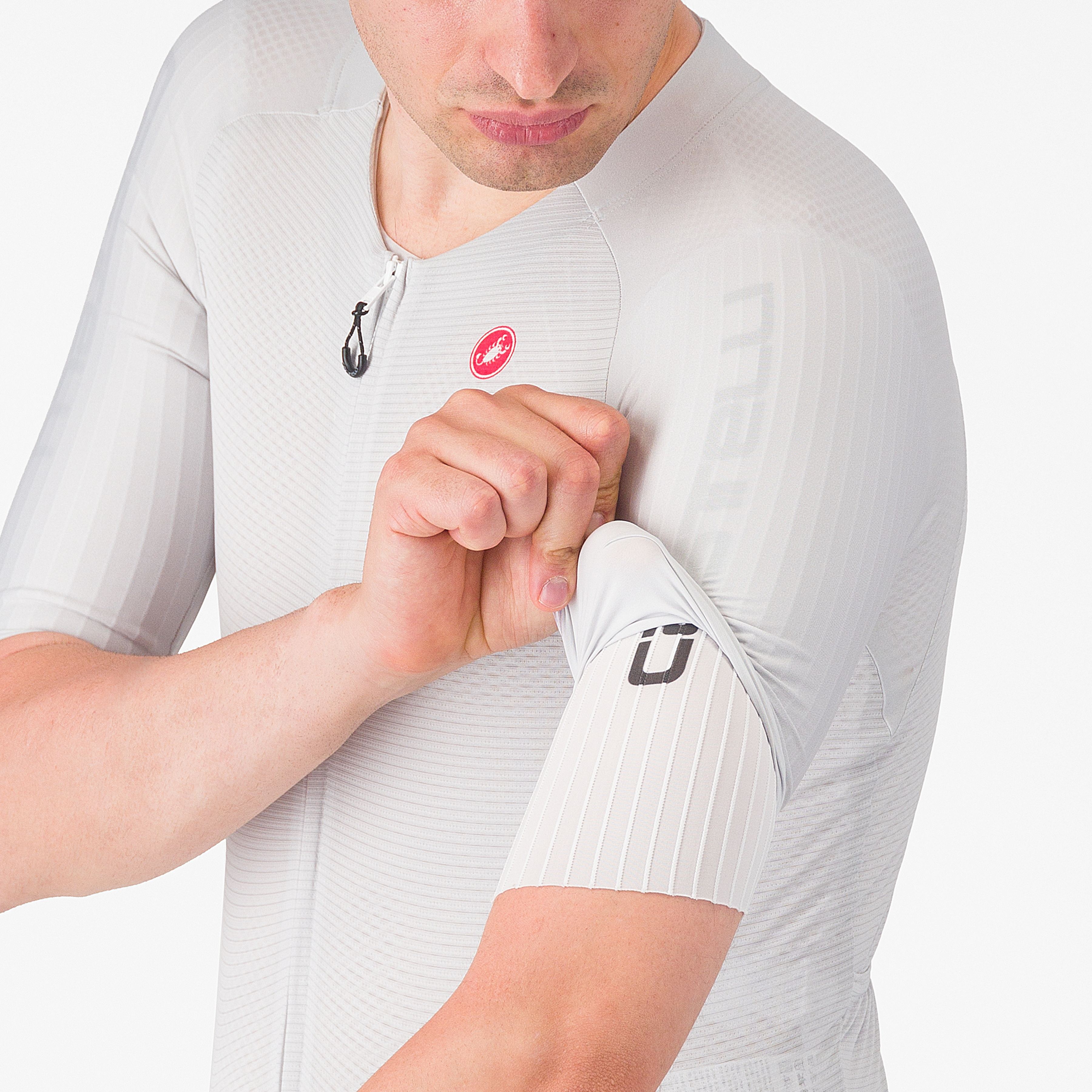 Sanremo btw speed suit x2 - silver gray bordeaux - castelli