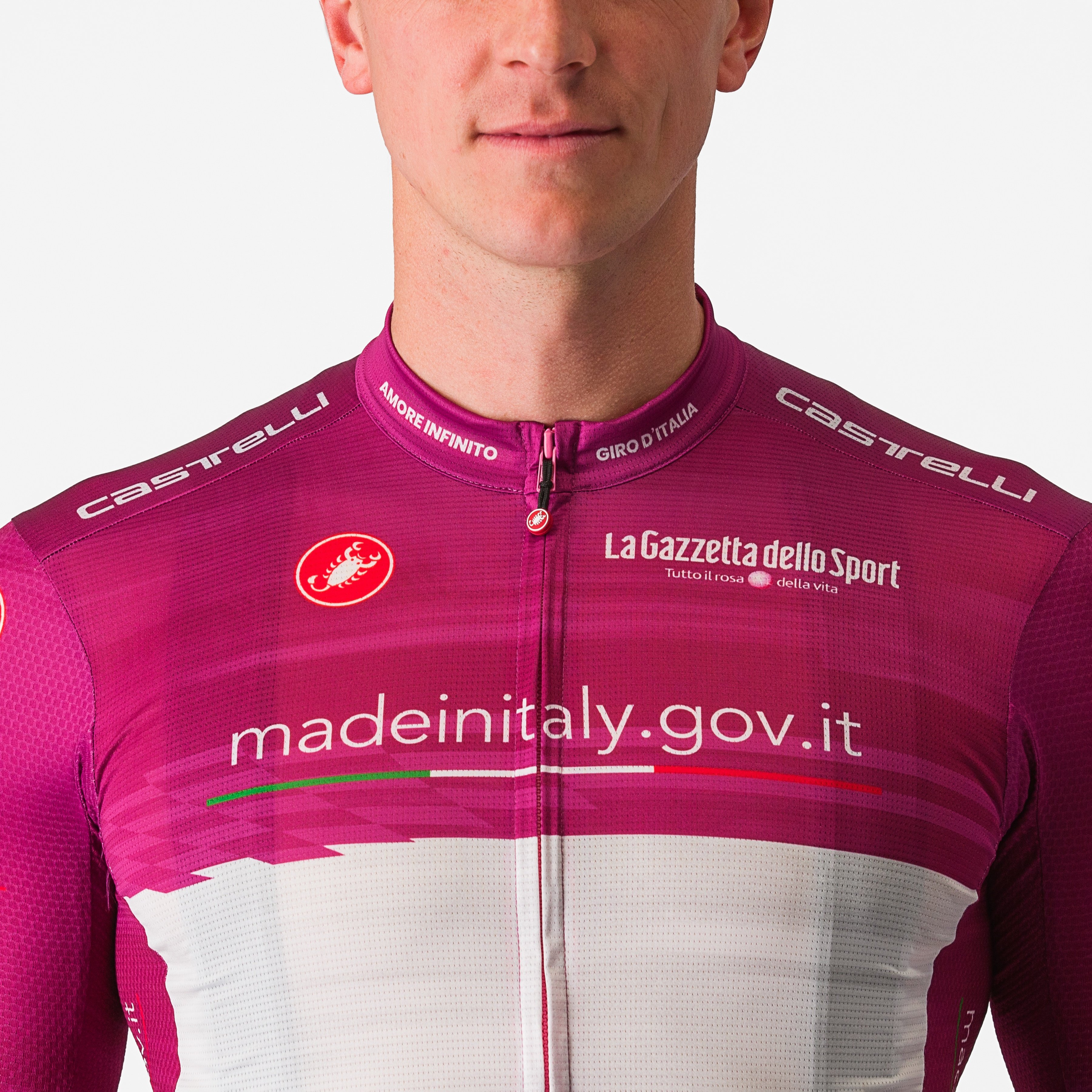 #giro106 competizione  jersey - ciclamino - castelli