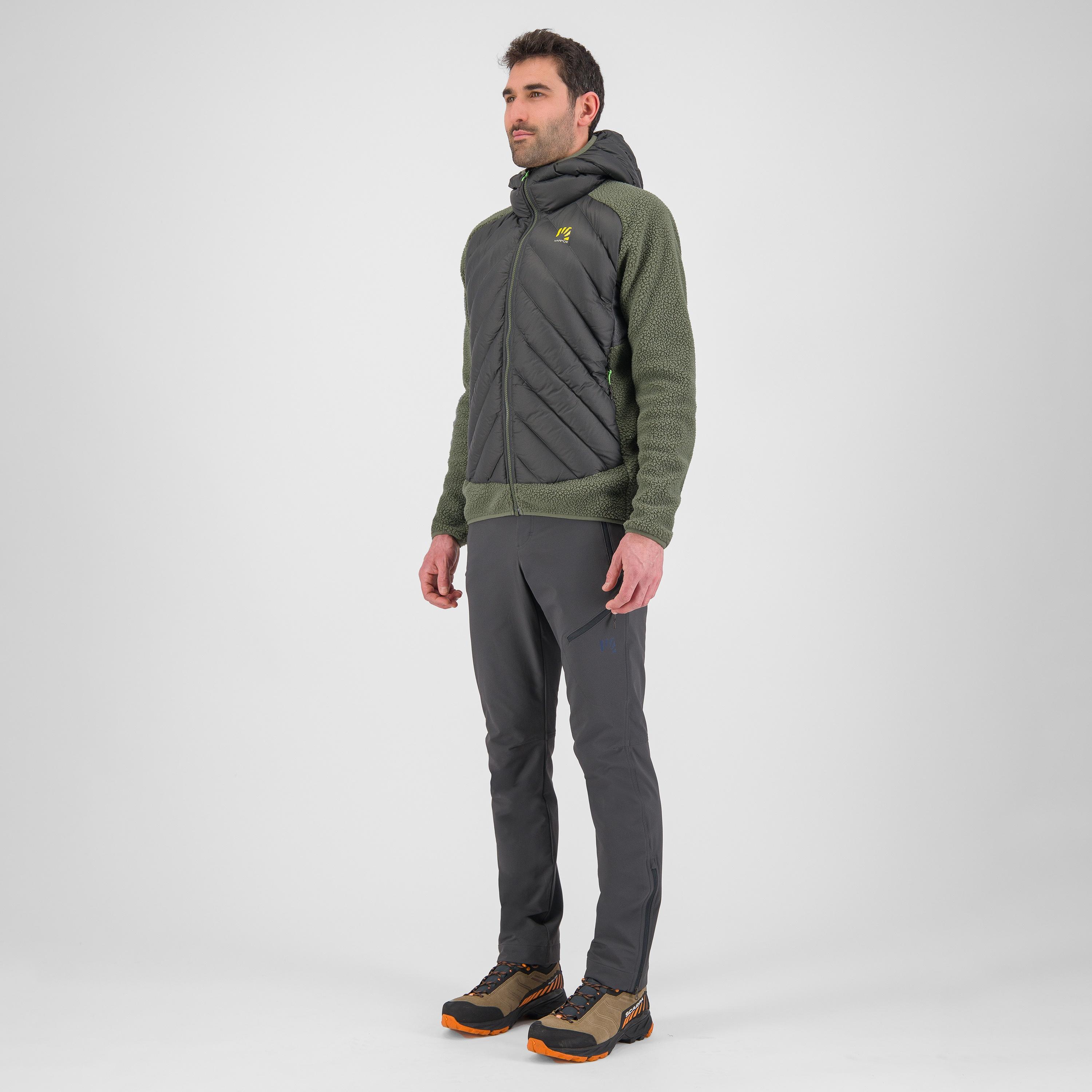 Marmarole tech jacket - black sand/thyme - karpos