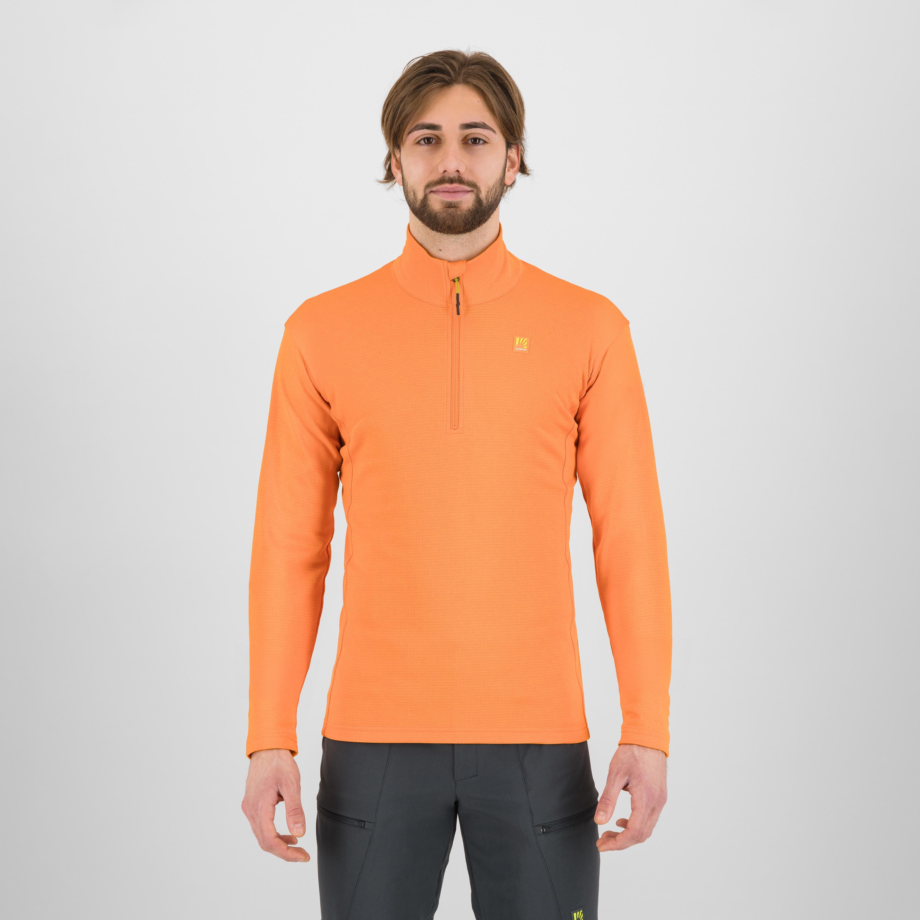 Pizzocco half zip - vibr.orange - karpos