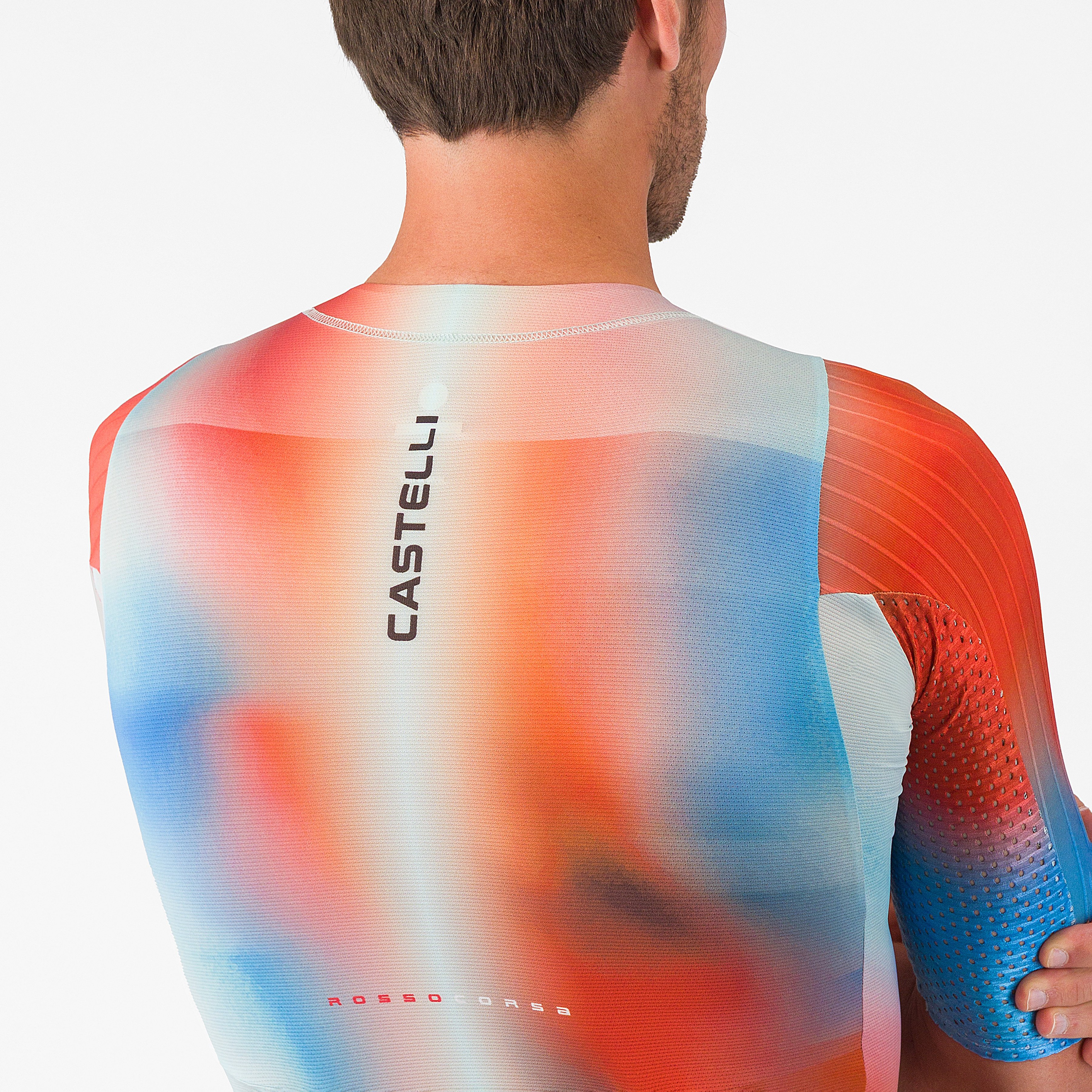 Free speed 3 race top - paprika/winter sky - castelli