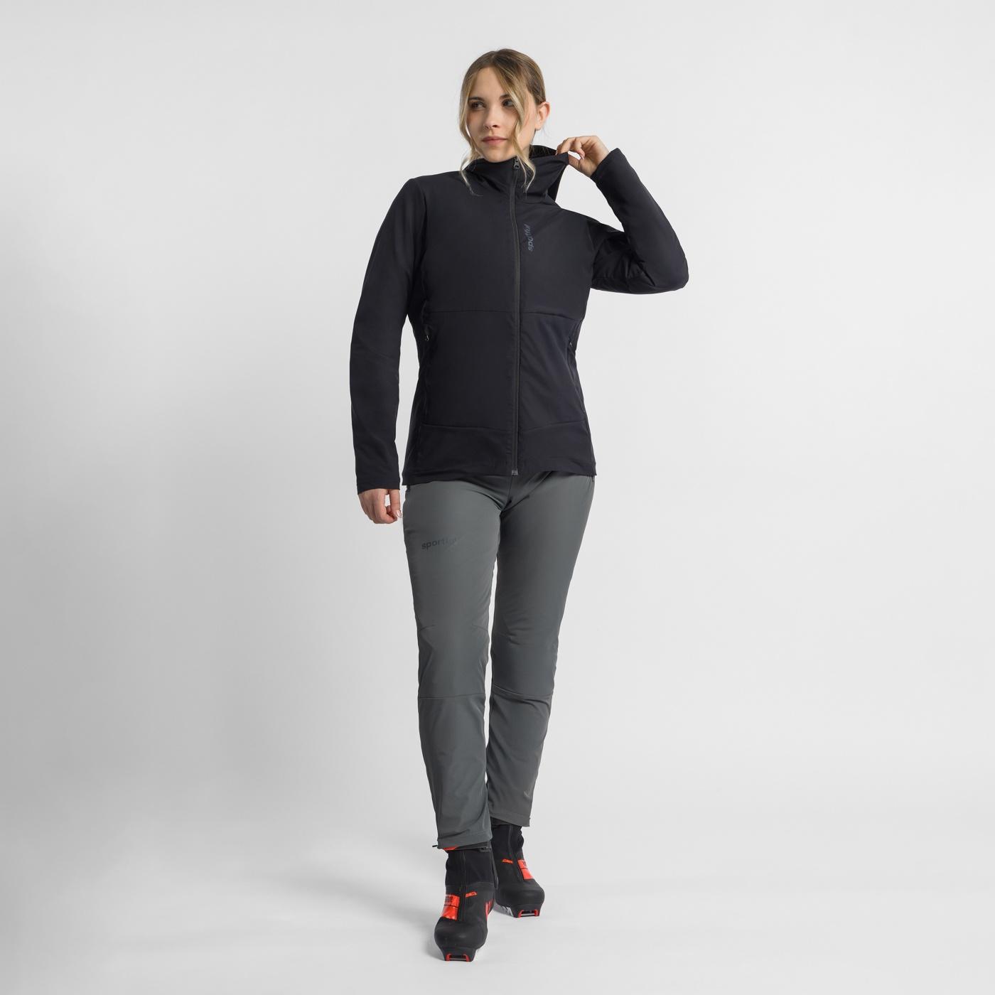 Cardio insulated w jacket - black - sportful