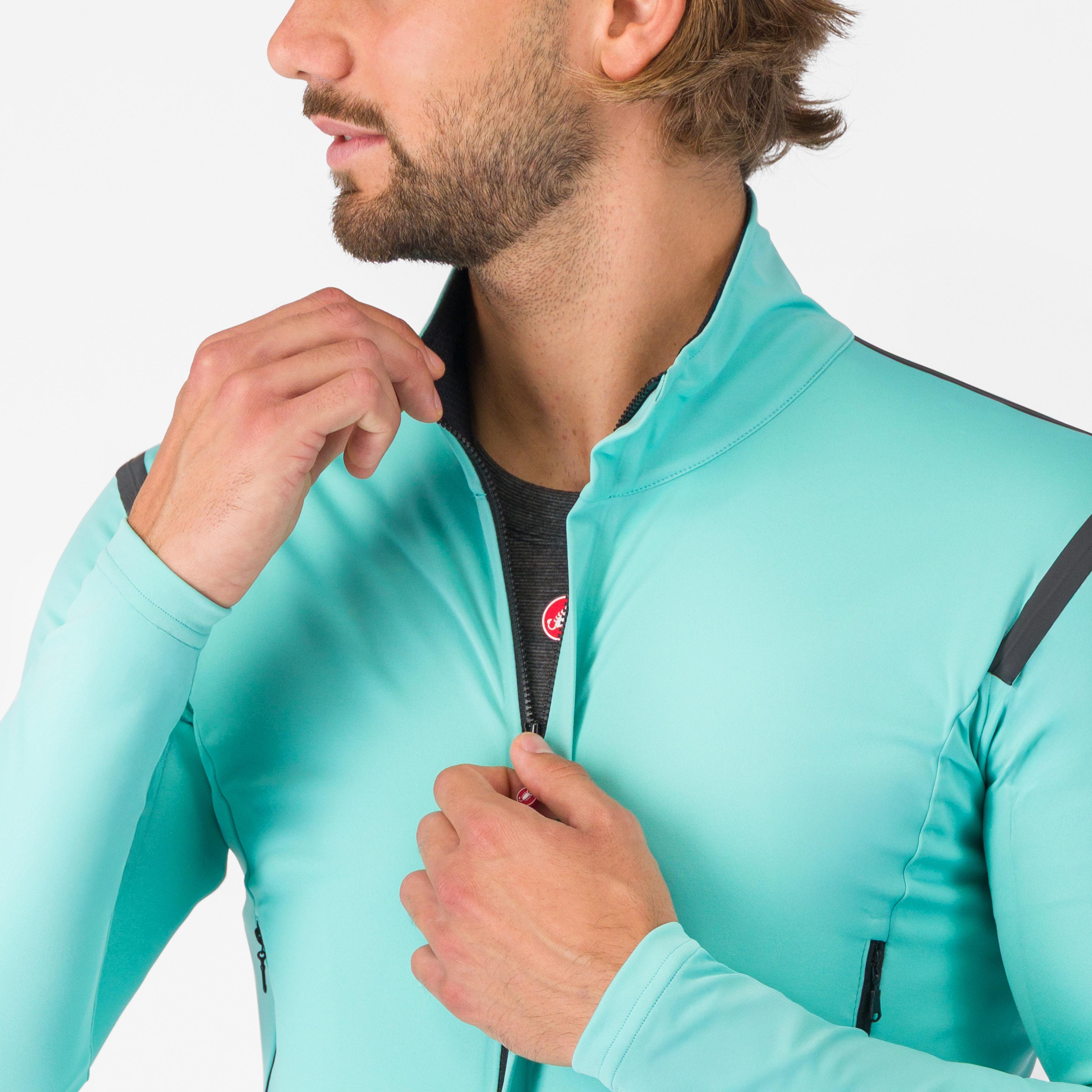 Perfetto ros 3 jacket - pool blue/black reflex - castelli