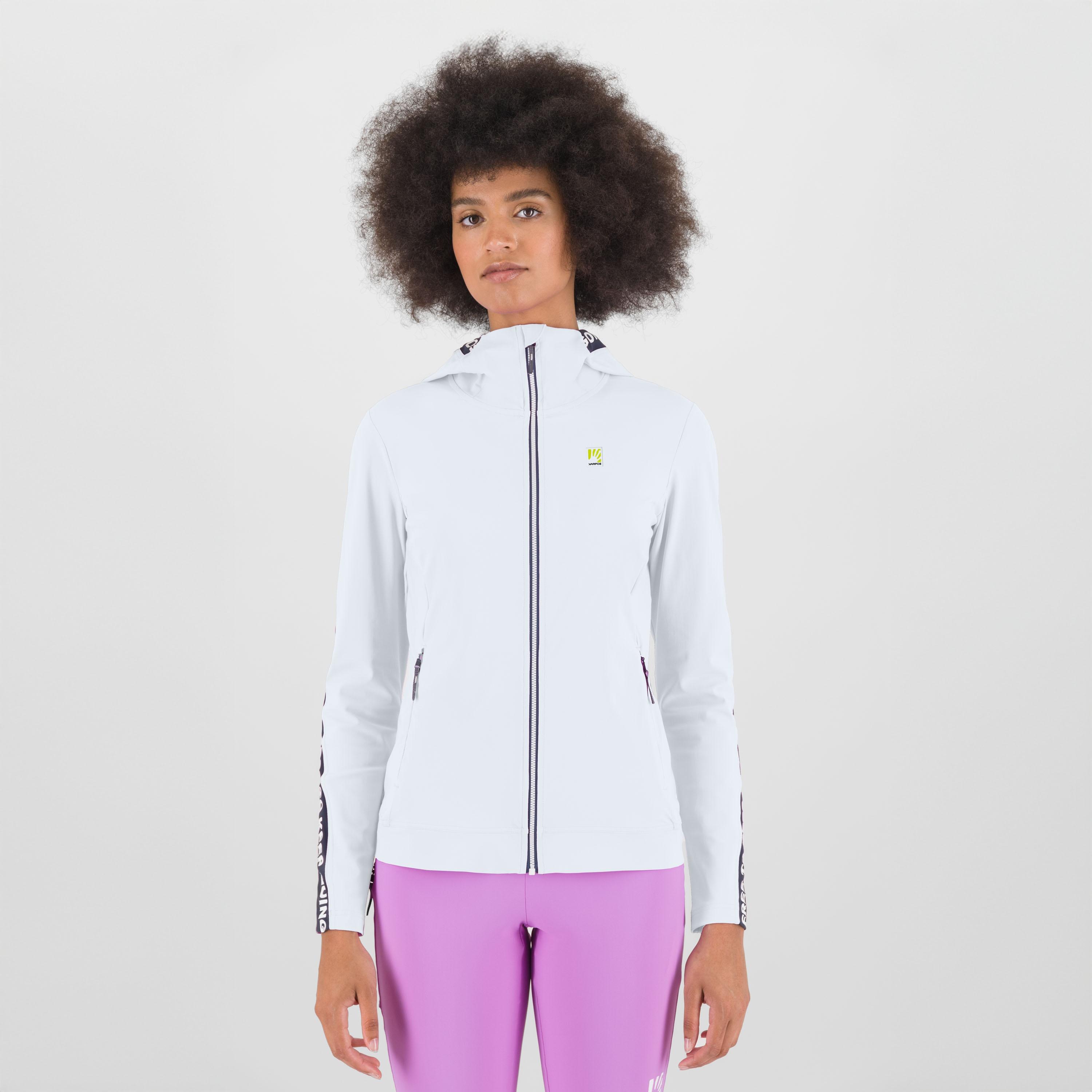 Easyfrizz w full-zip hoodie - bright white/ombre blue - karpos