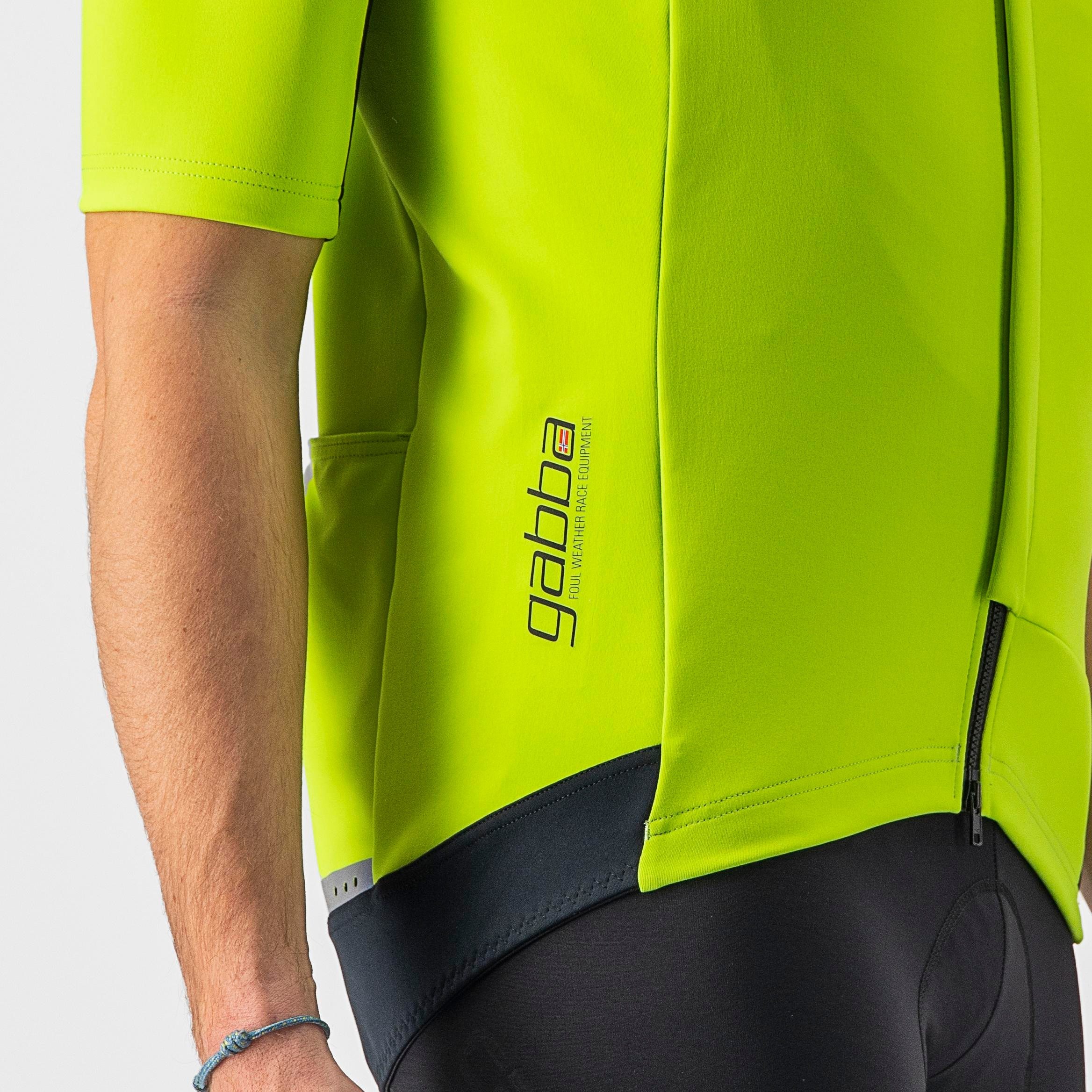 Gabba ros 2 - electric lime/dark gray - castelli