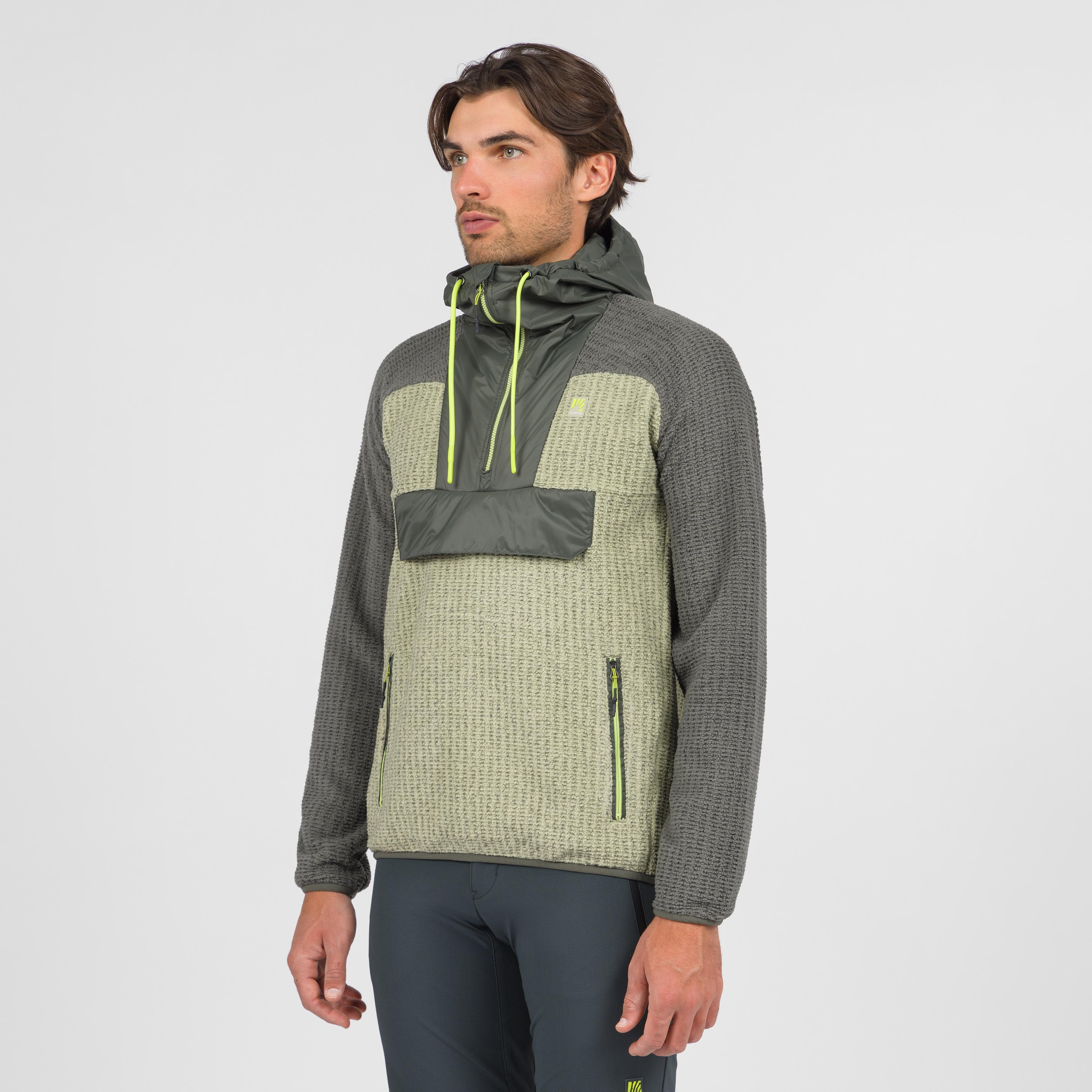 Rocchetta vogue hoodie half zip fleece - tea/castor/kambaba - karpos