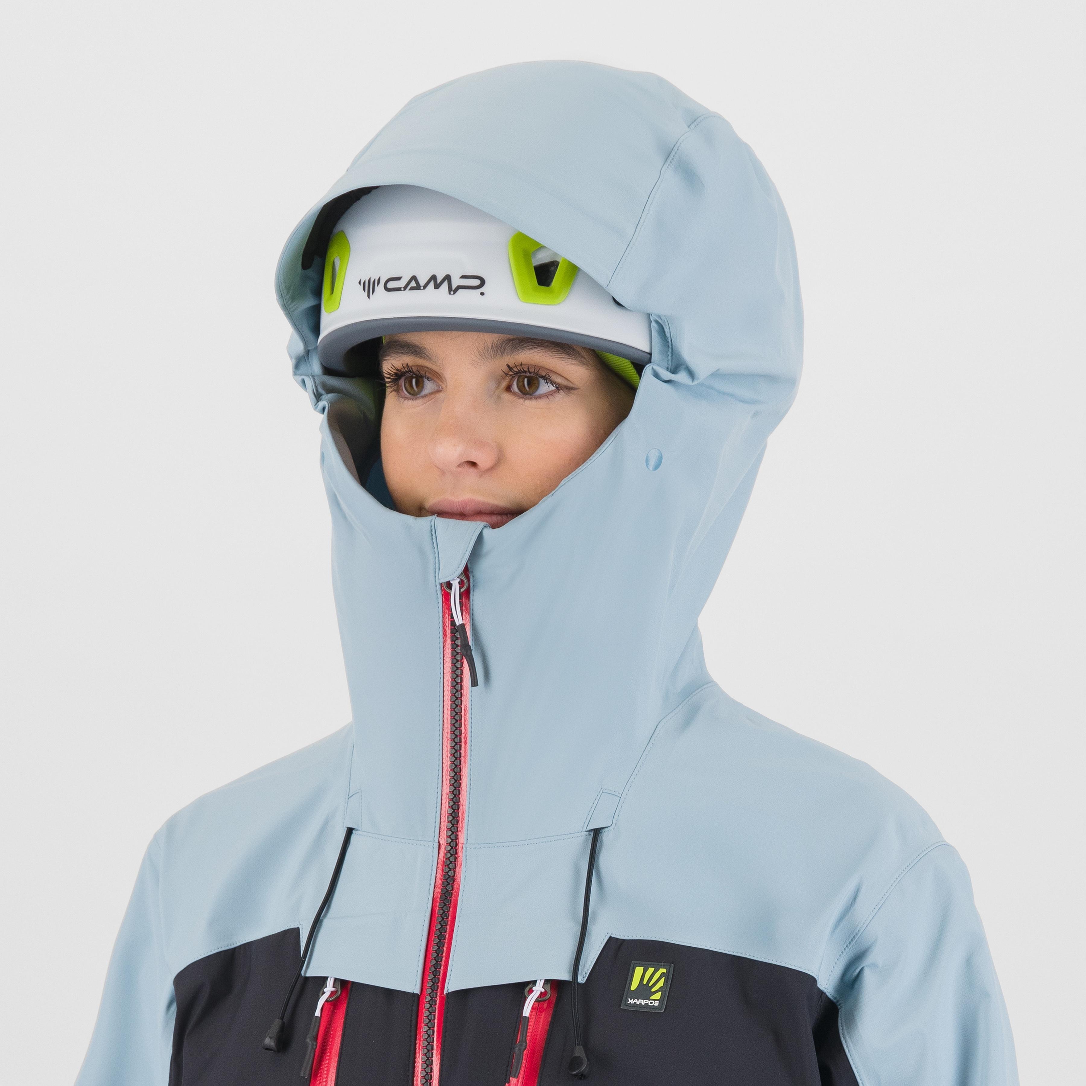 Midi shell w jacket - black/forget - karpos