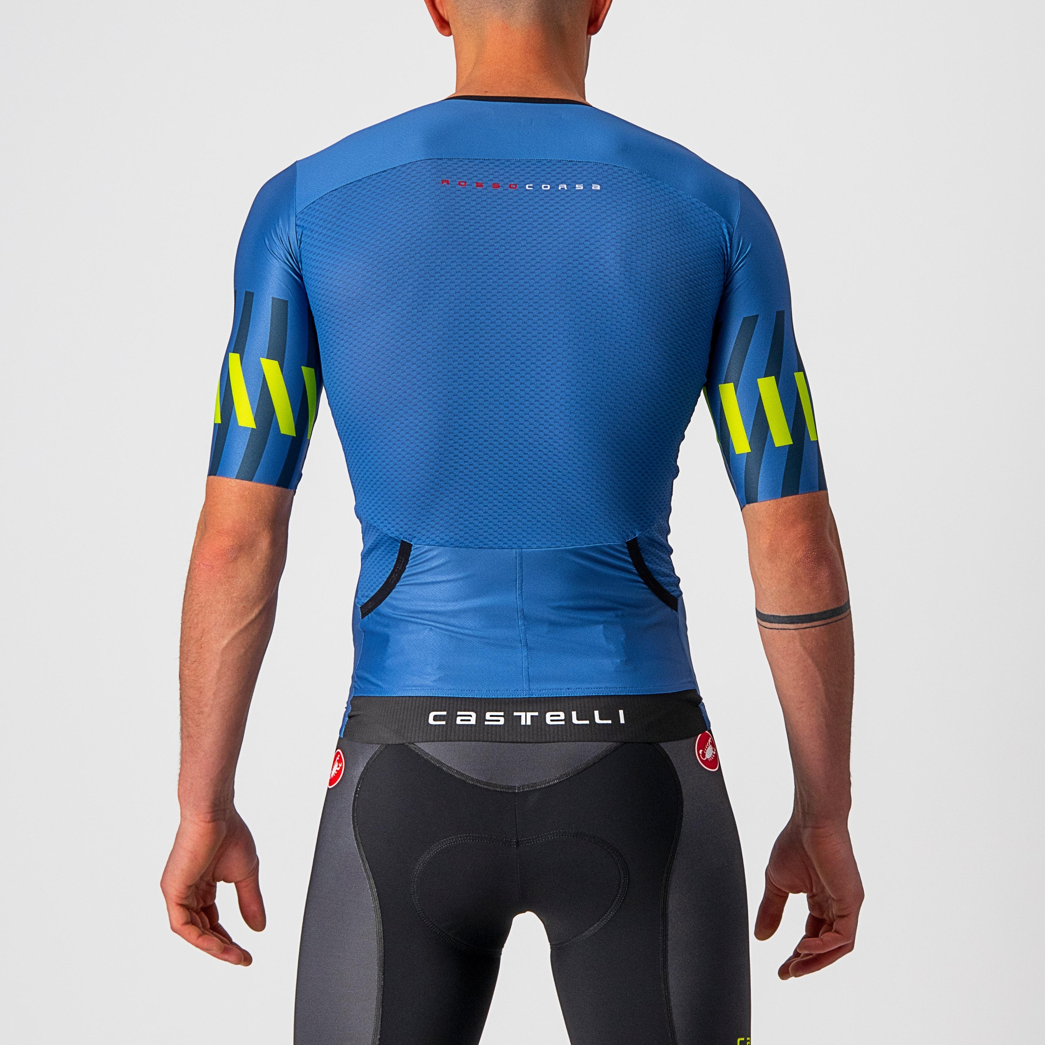 Free speed 2 race top - cobalt blue/elecrtic lime - castelli