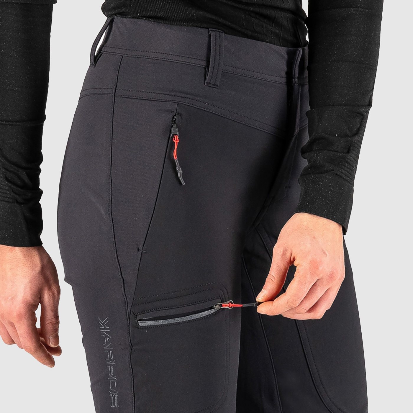 Cevedale evo w pant - black dark grey - karpos