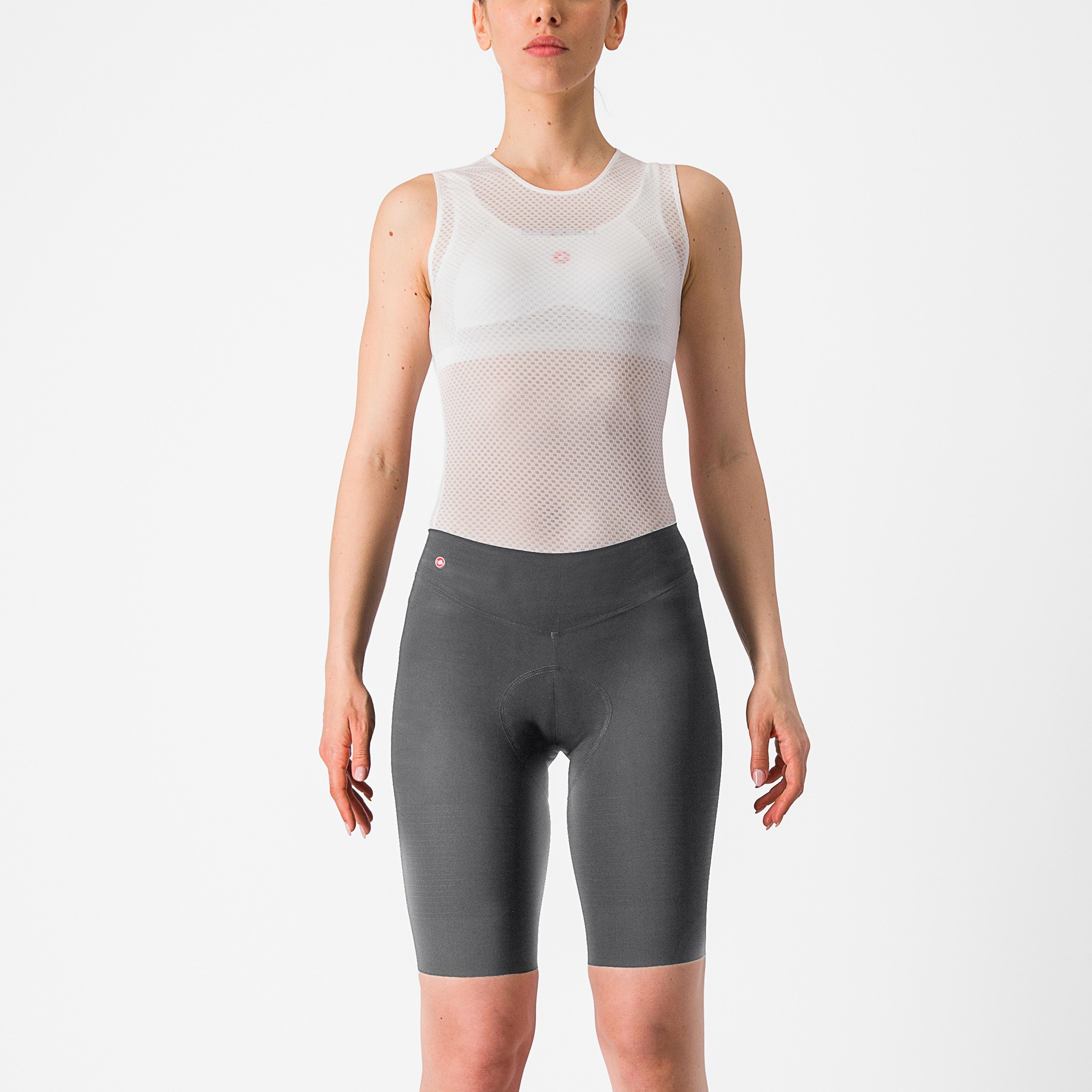 Premio black w short - gunmetal gray/clay - castelli