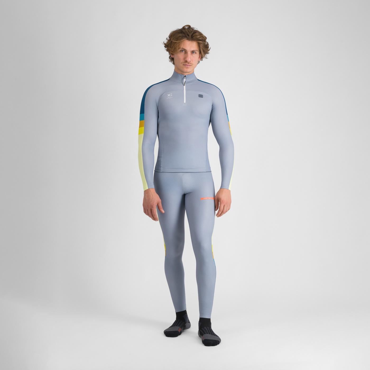 Apex jersey - cement/green/yellow - sportful