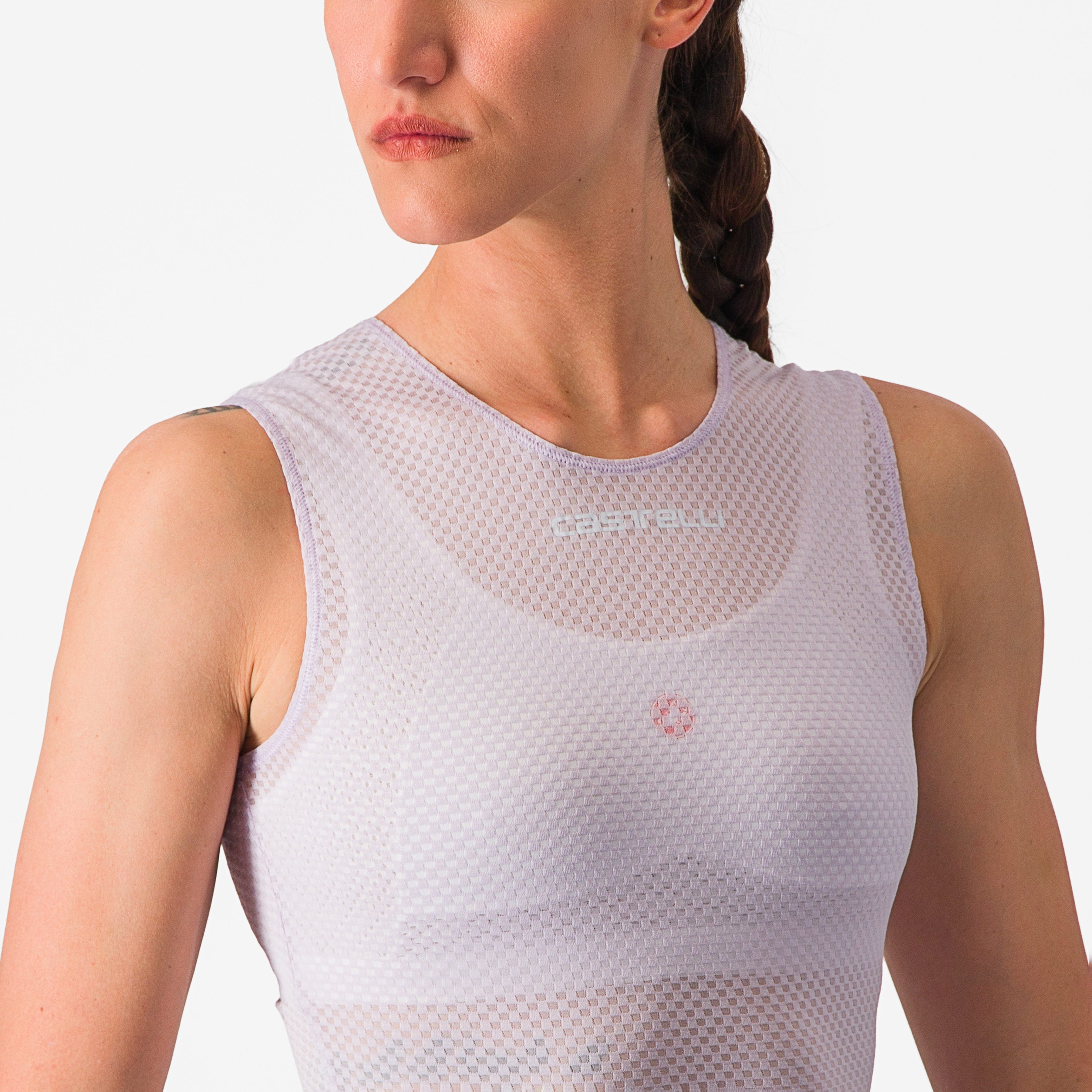 Pro mesh w sleeveless - purple mist - castelli