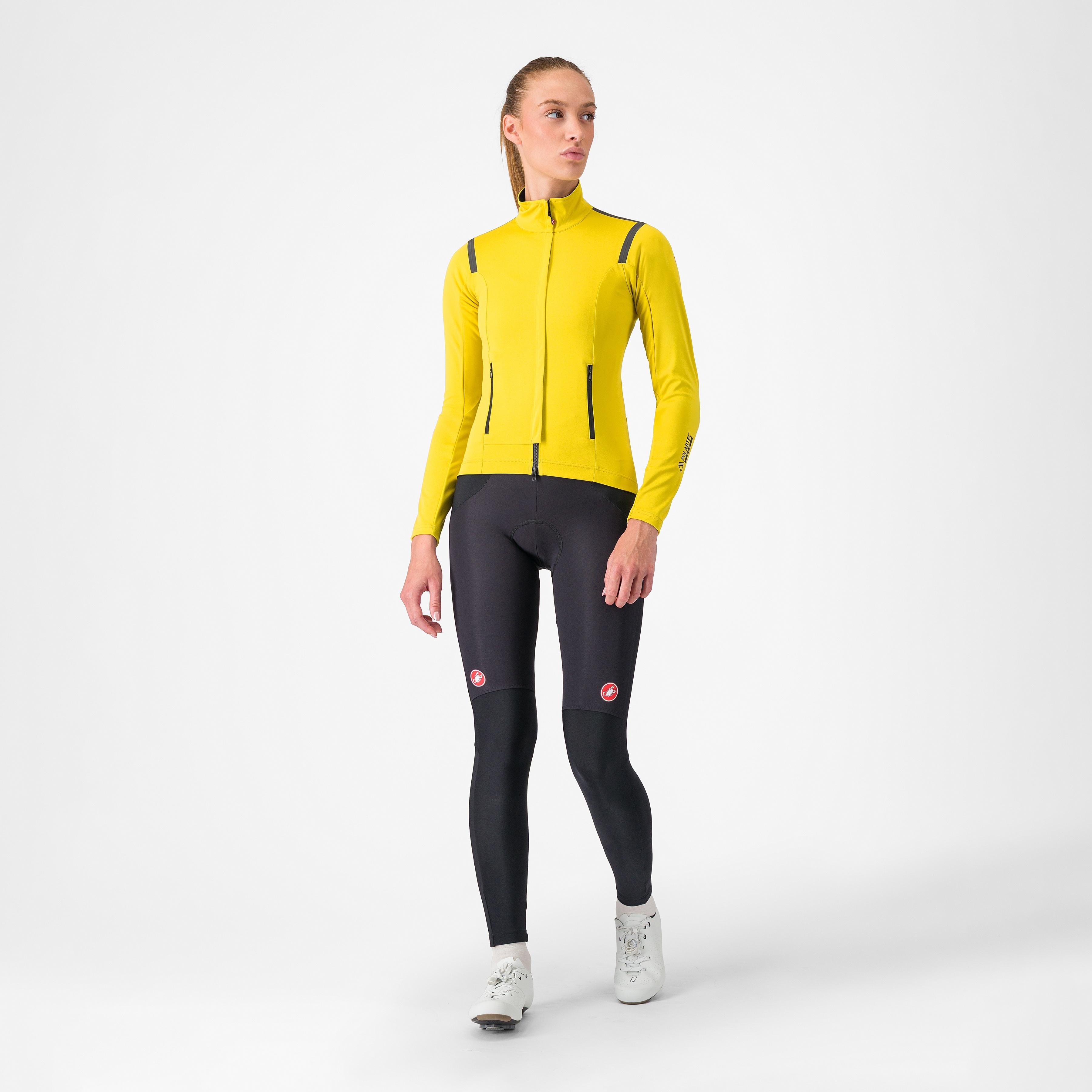Perfetto ros 3 w jacket - mango mojito/black reflex - castelli