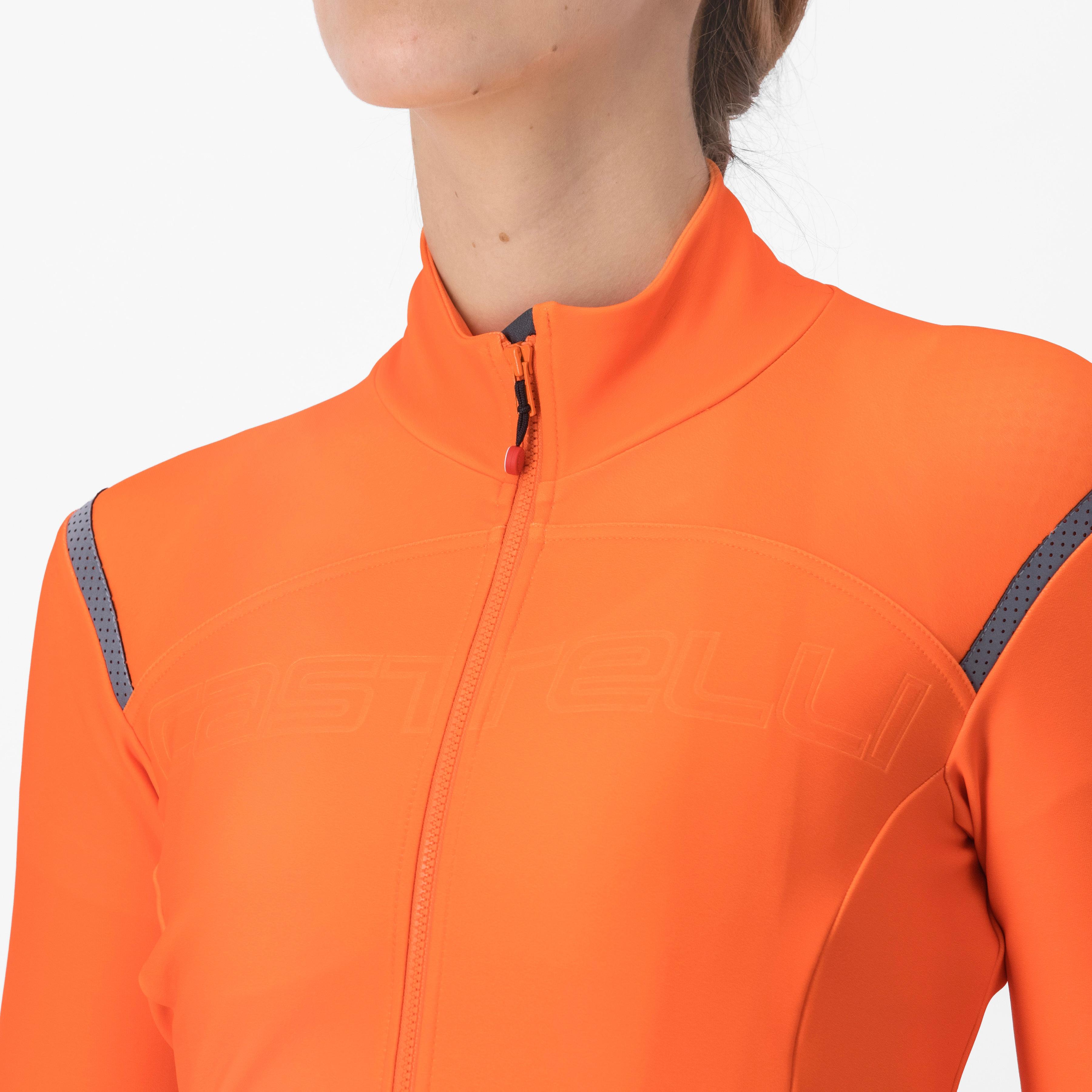 Tutto nano ros w jersey - red orange - castelli