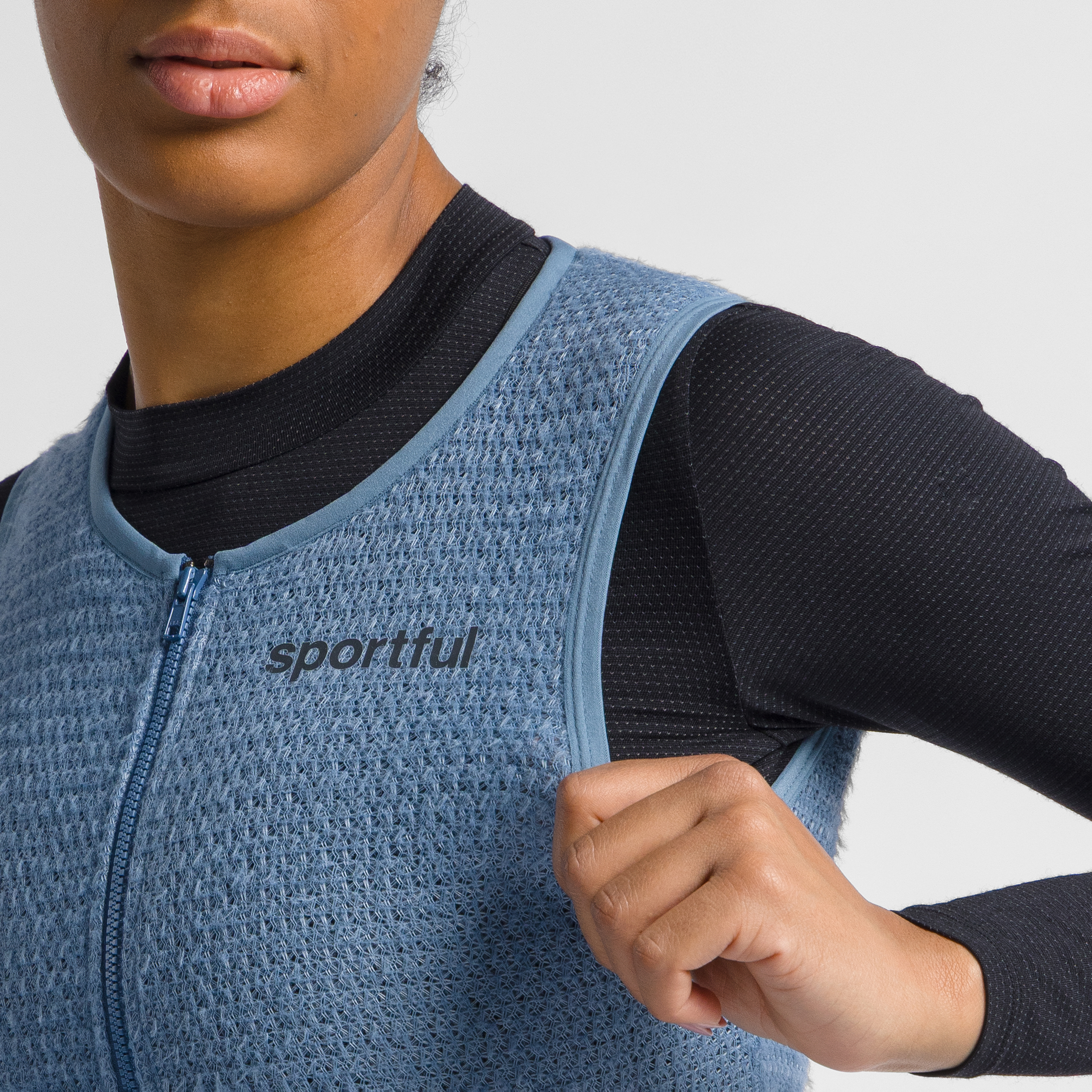 Alpha® w vest - ionic blue - sportful