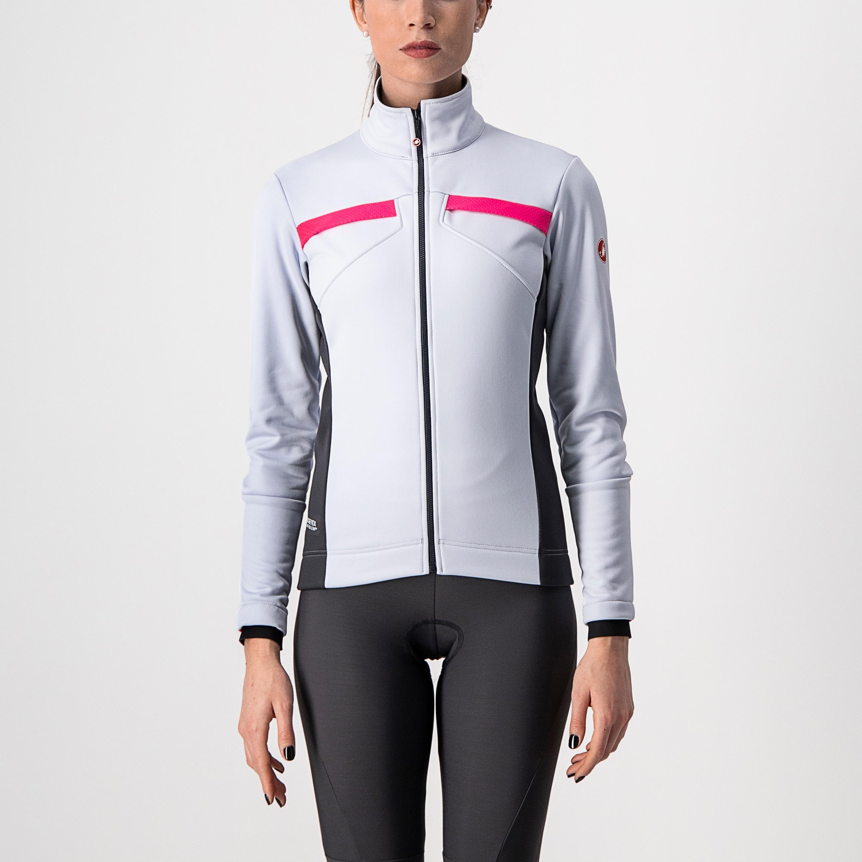 Dinamica jacket - silver gray/dark gray-pink ref - castelli