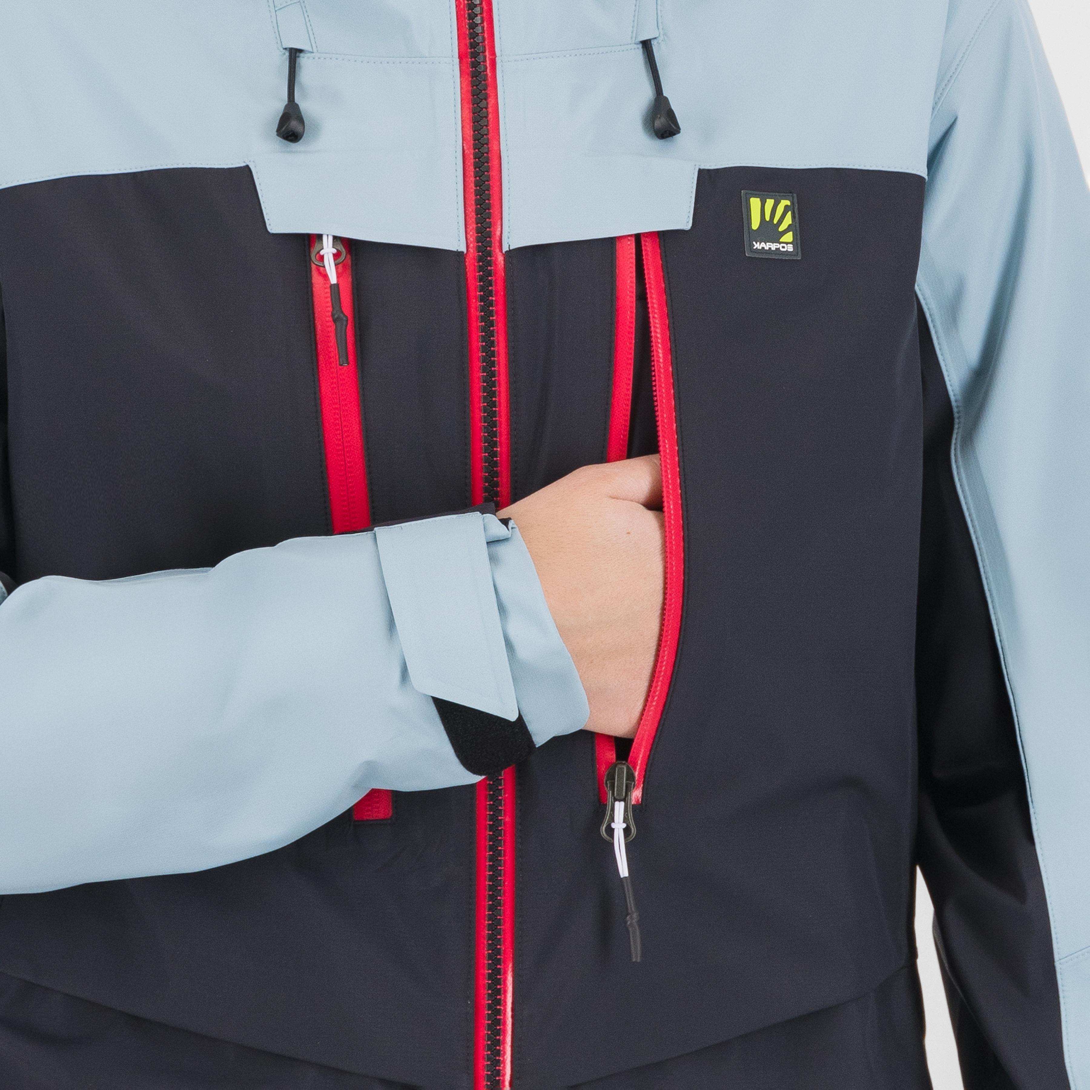 Midi shell w jacket - black/forget - karpos