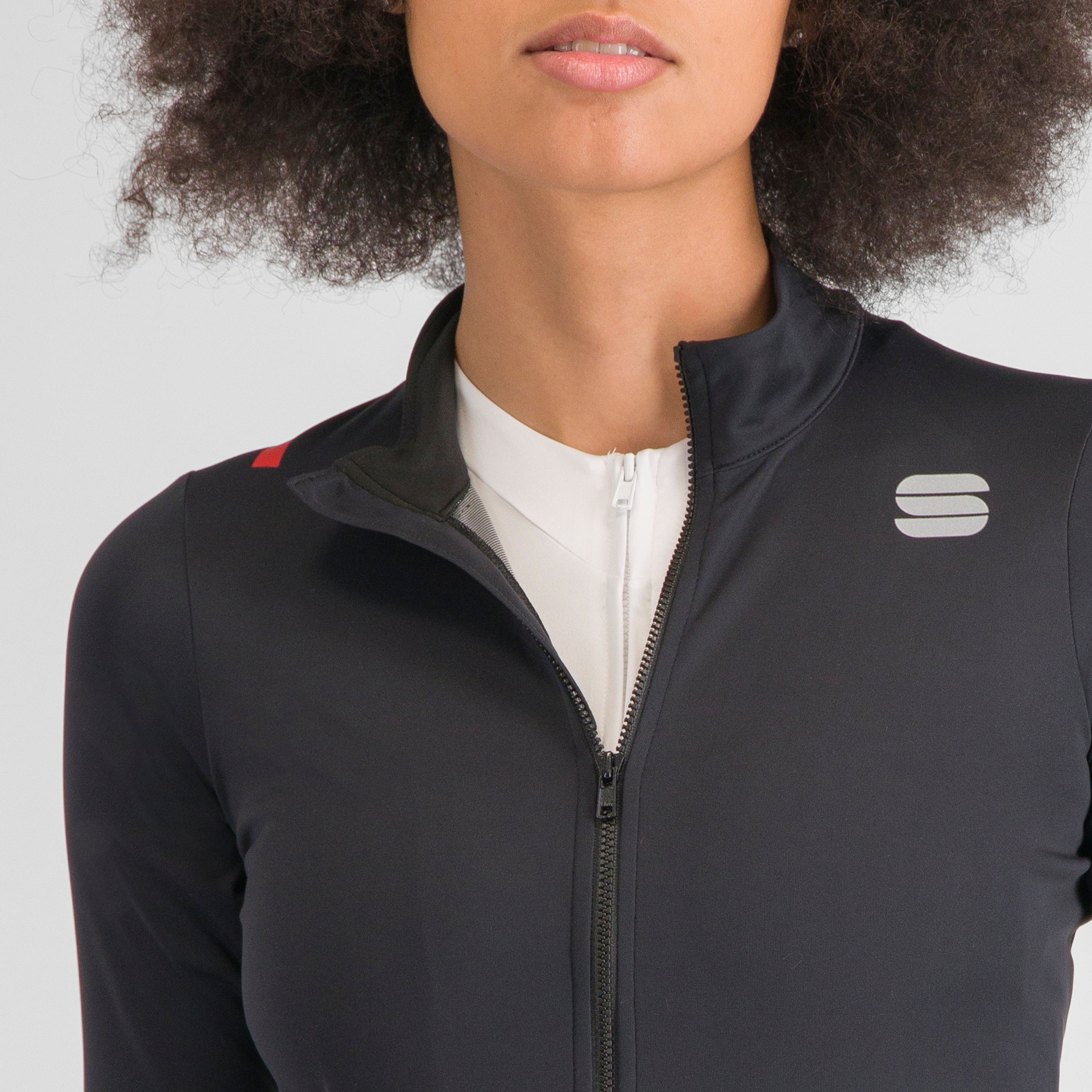 Fiandre light  short sleeve w jacket - black - sportful