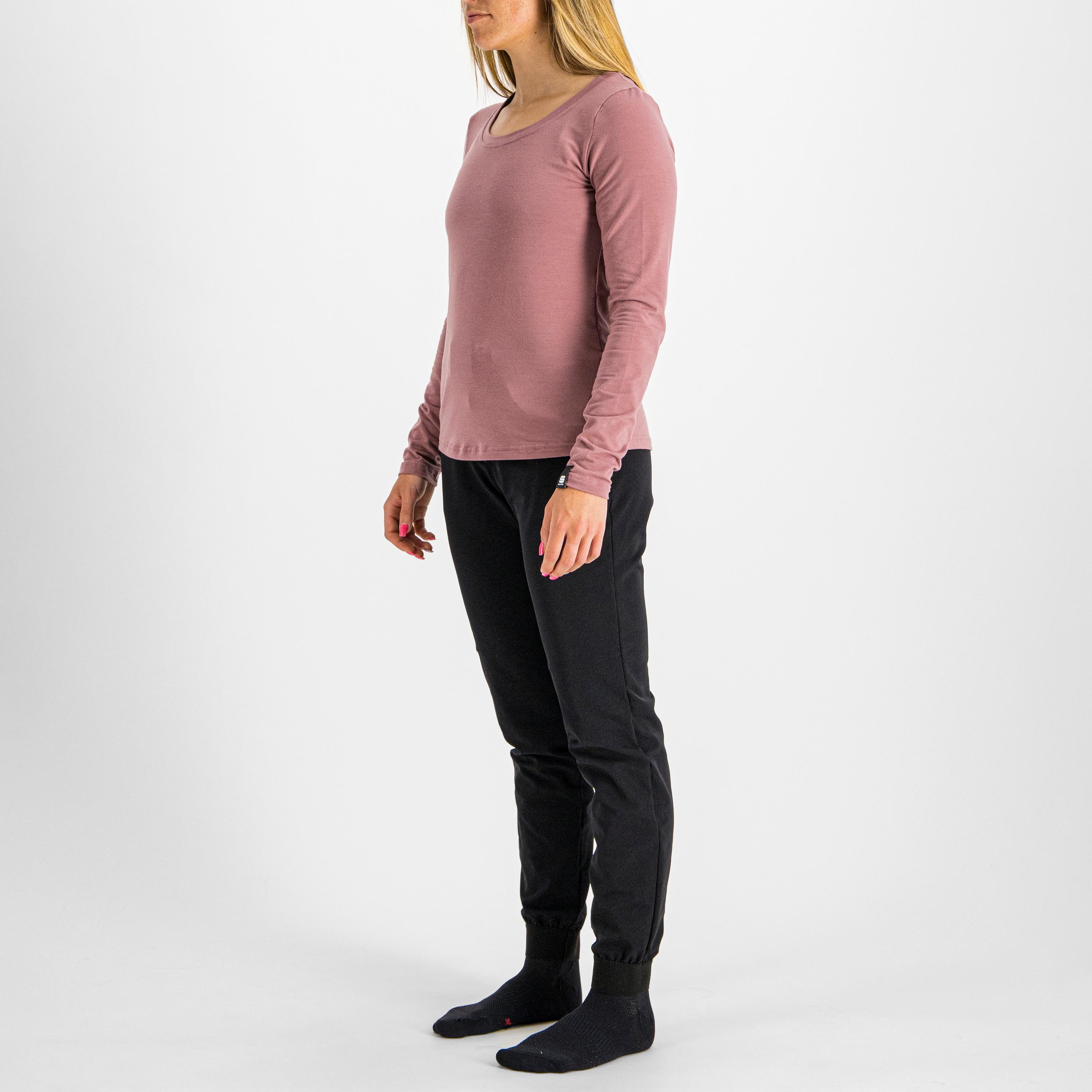Xplore w tee long sleeve - mauve - sportful