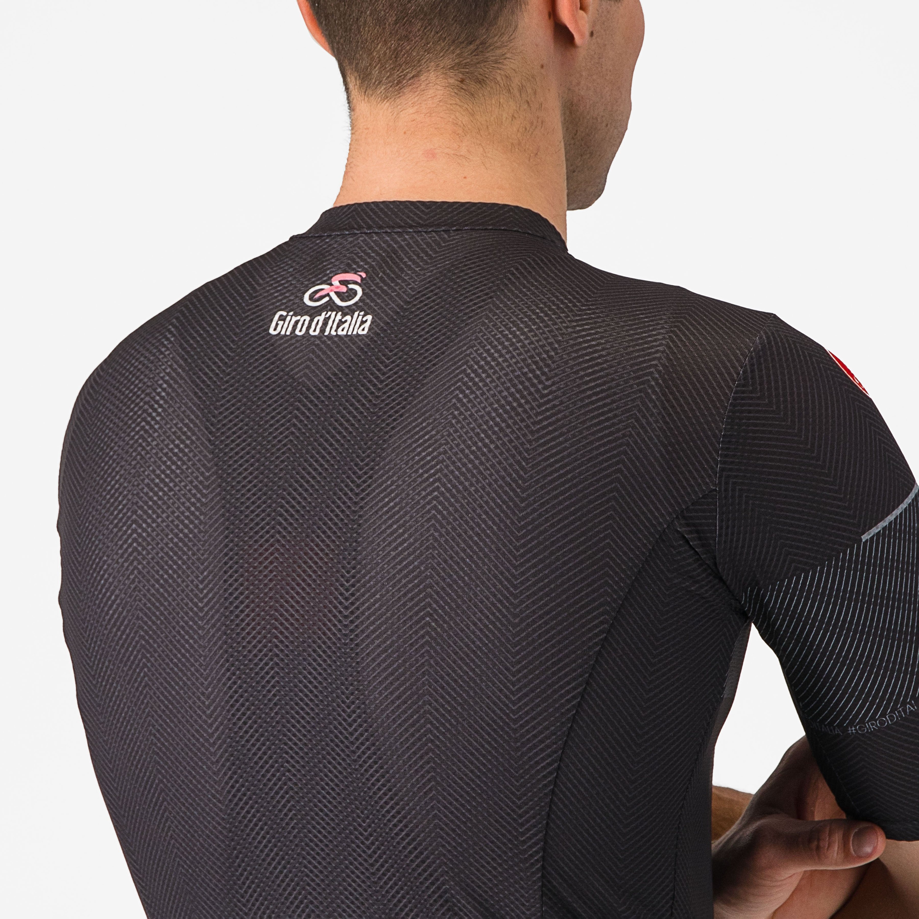 #giro107 classification jersey - nero - castelli