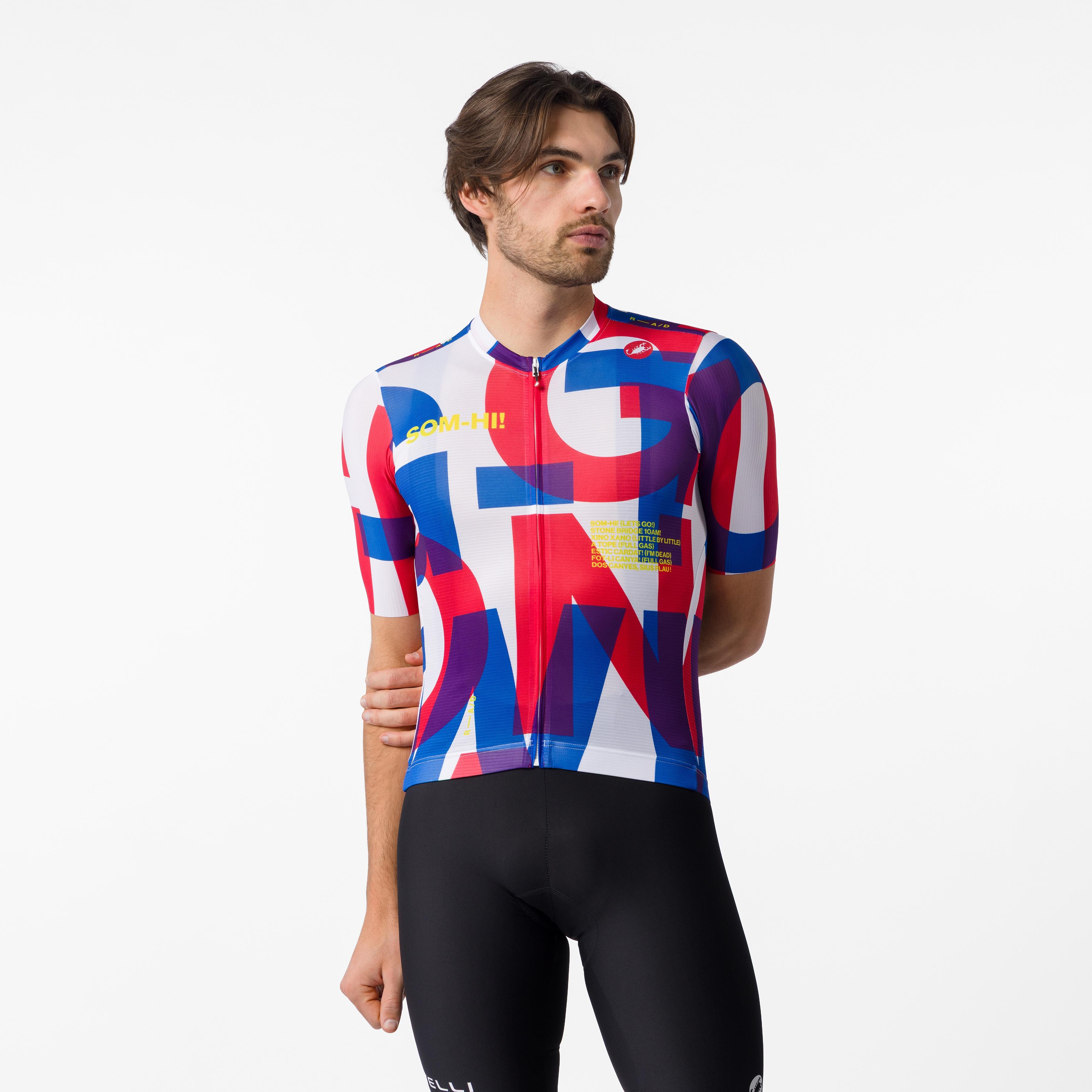 Espresso 2 jersey - white zip - castelli