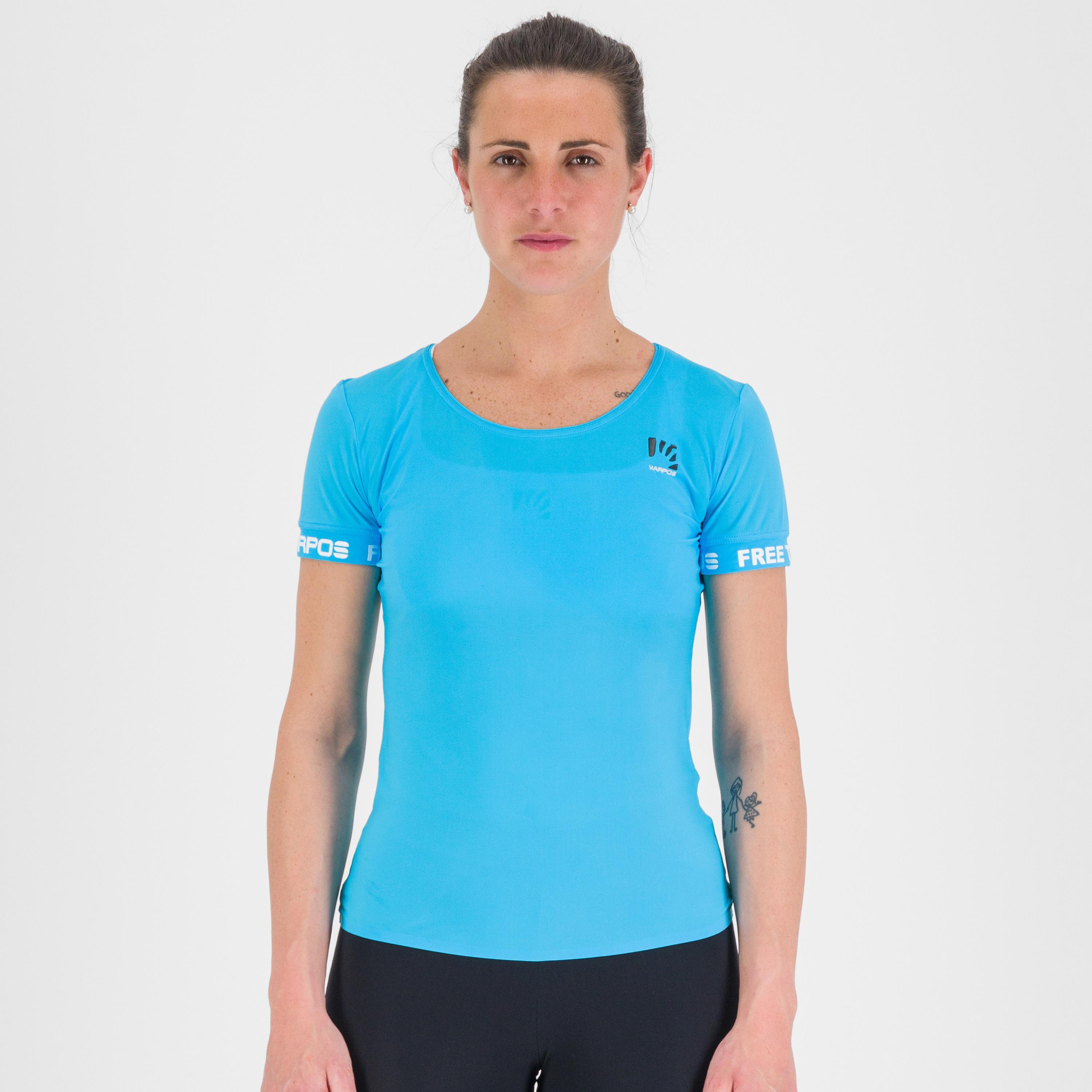 Easyfrizz w t-shirt - blue atoll - karpos