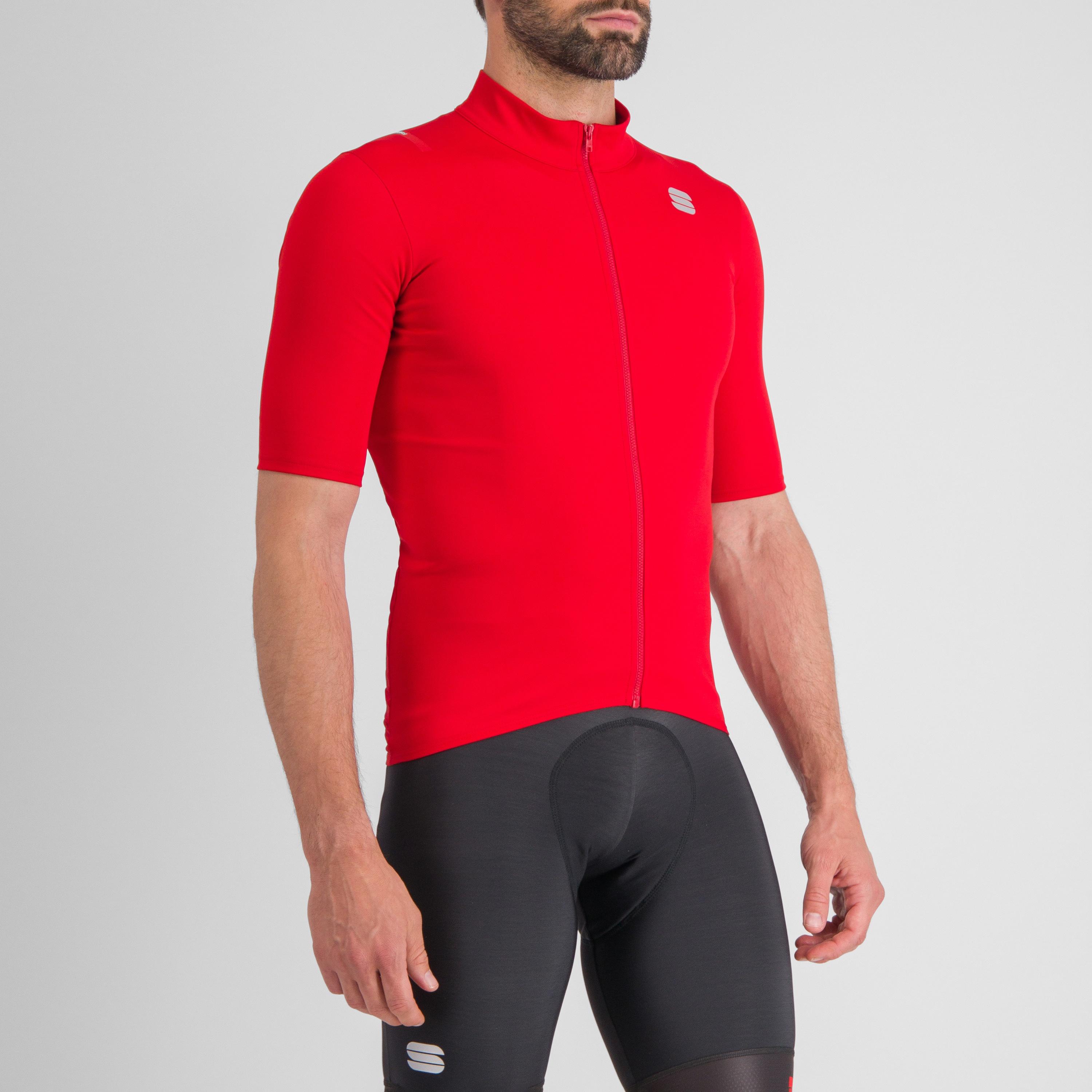 Fiandre light  short sleeve jacket - tango red - sportful