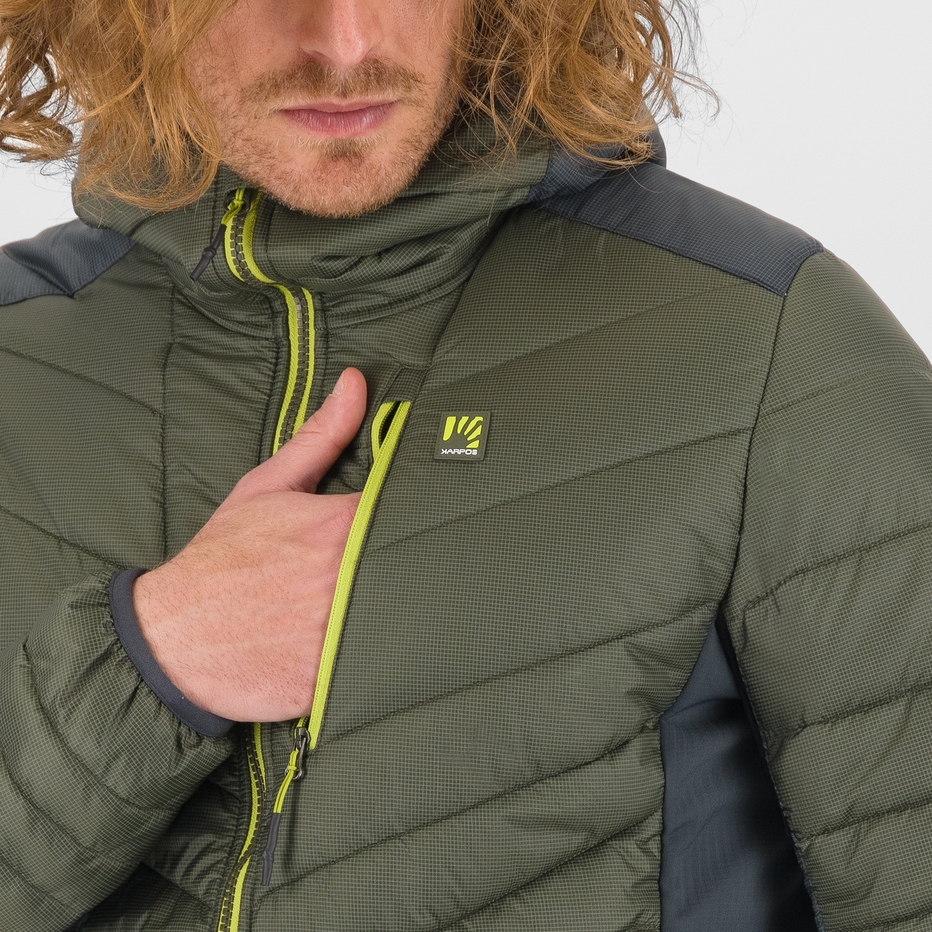 Pian longhi jacket - deep depths/woodl.gray/tarrago - karpos