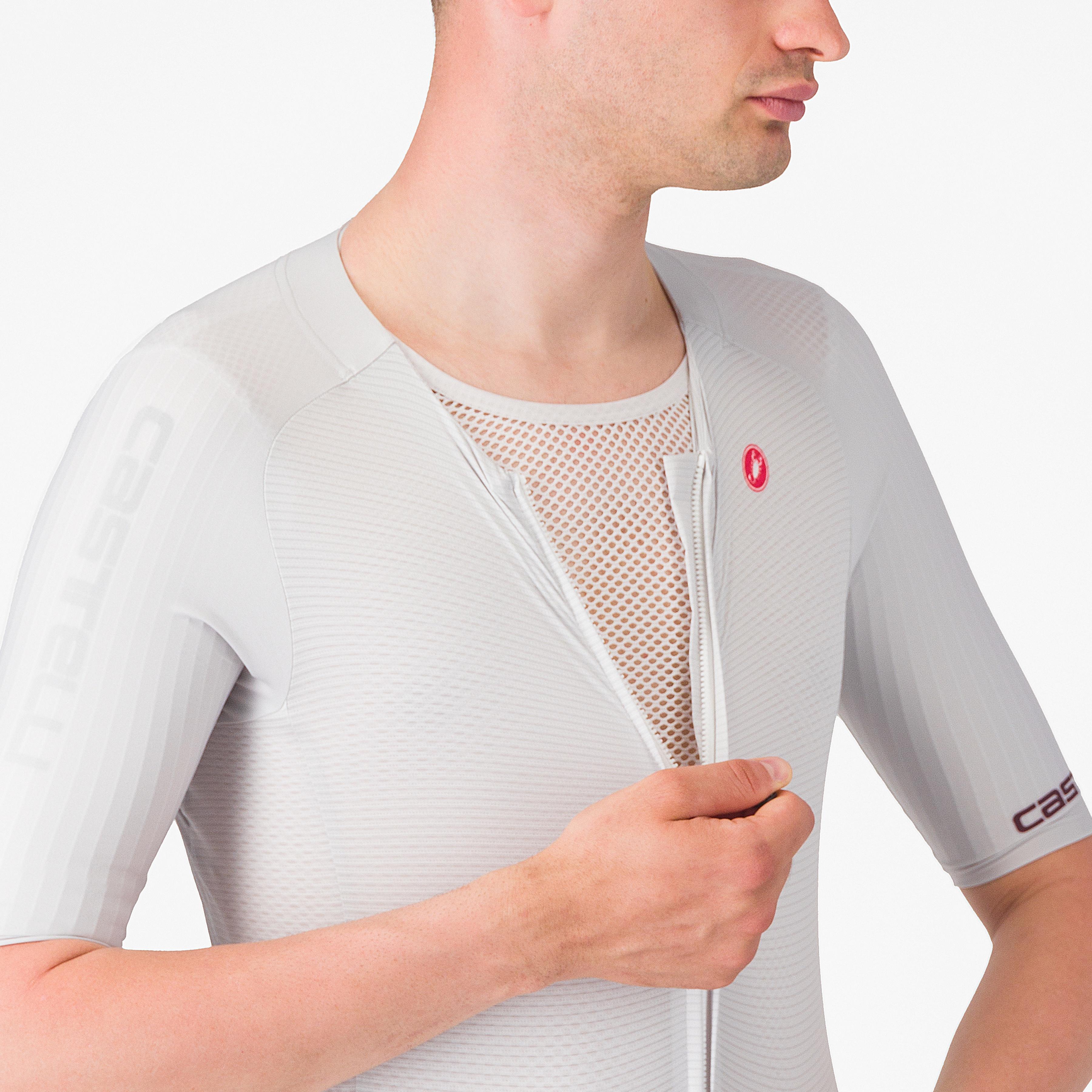 Sanremo btw speed suit x2 - silver gray bordeaux - castelli