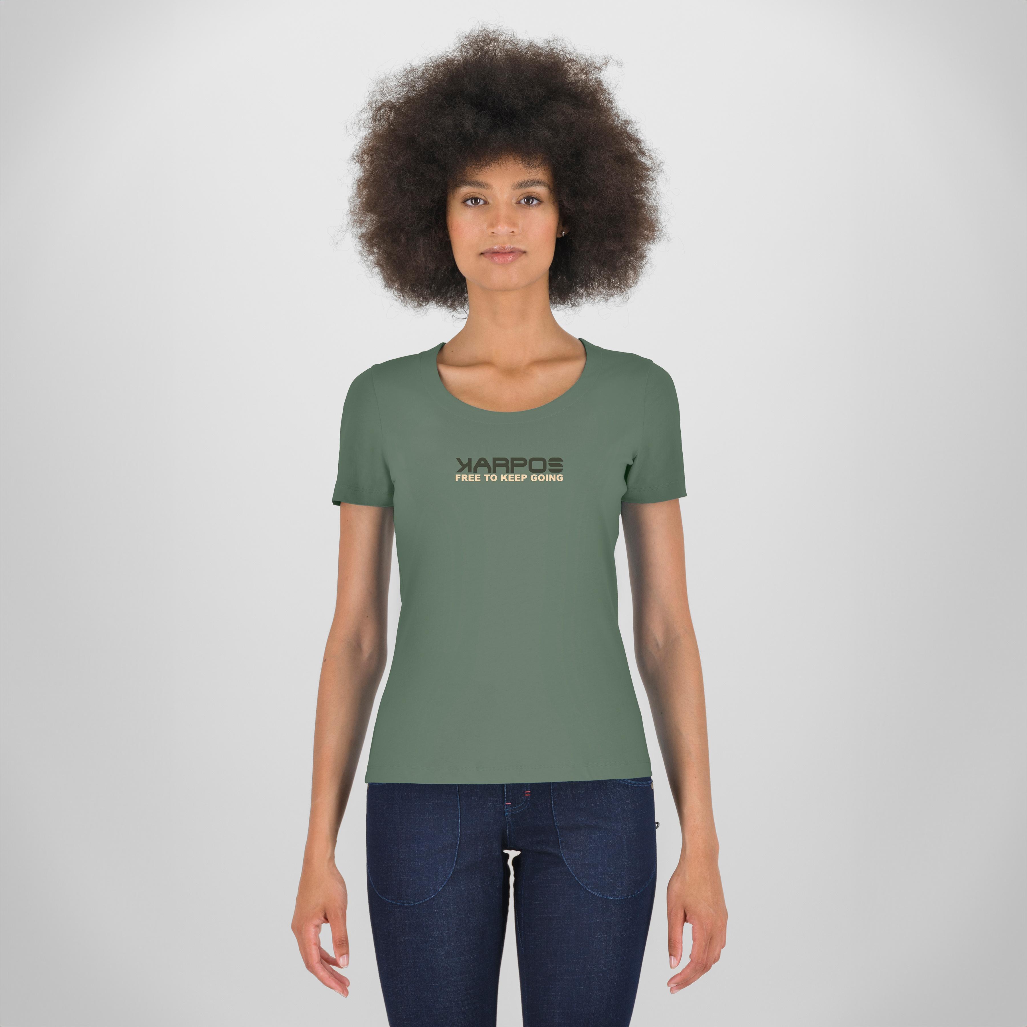 Loma cotton w t-shirt - sea spray - karpos
