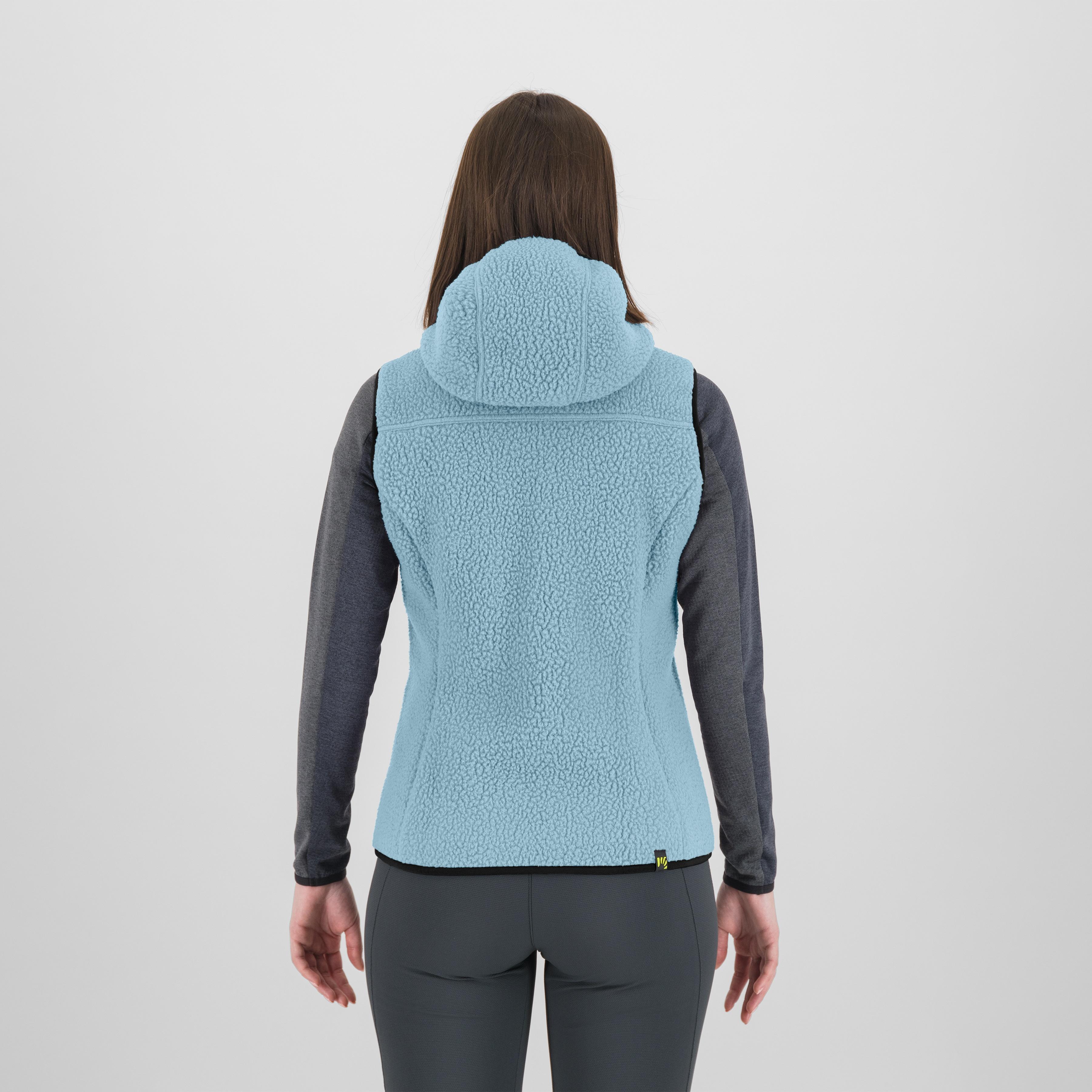 Moiazza retro hoodie w vest - forget/black - karpos