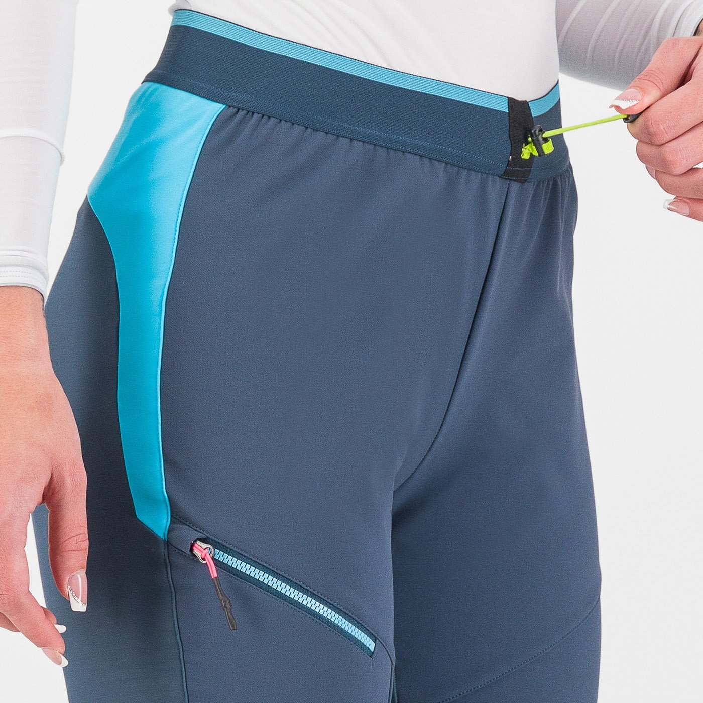 Grand mont w skimo pant - midnight/blue atoll - karpos