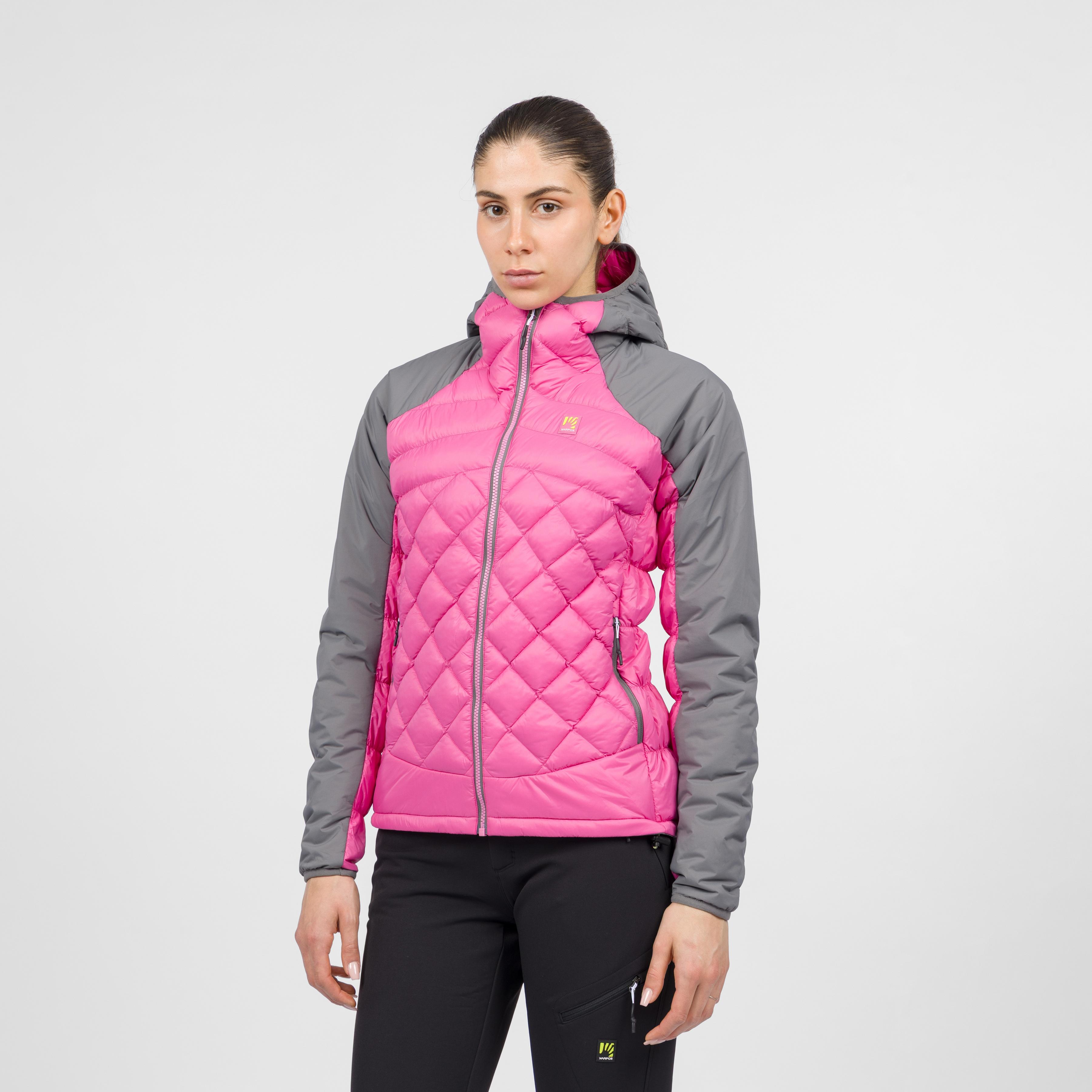 Lastei active plus w jacket - pink power/smoked - karpos