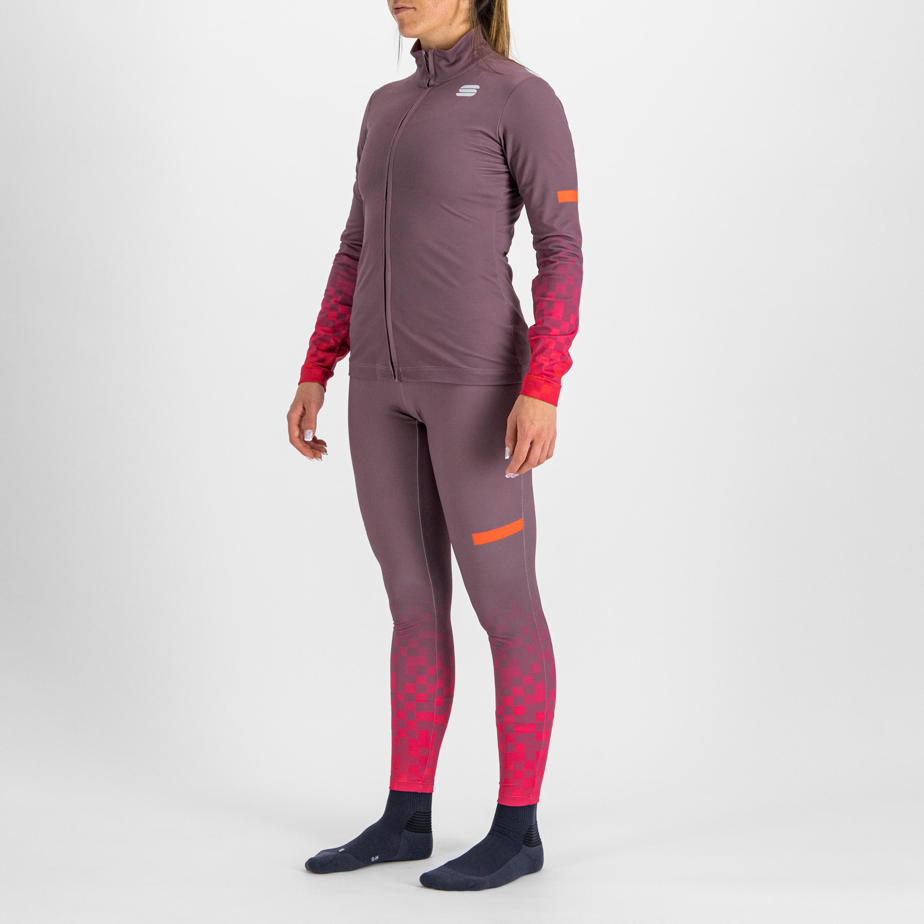 Squadra w jersey - mauve / rasberry - sportful