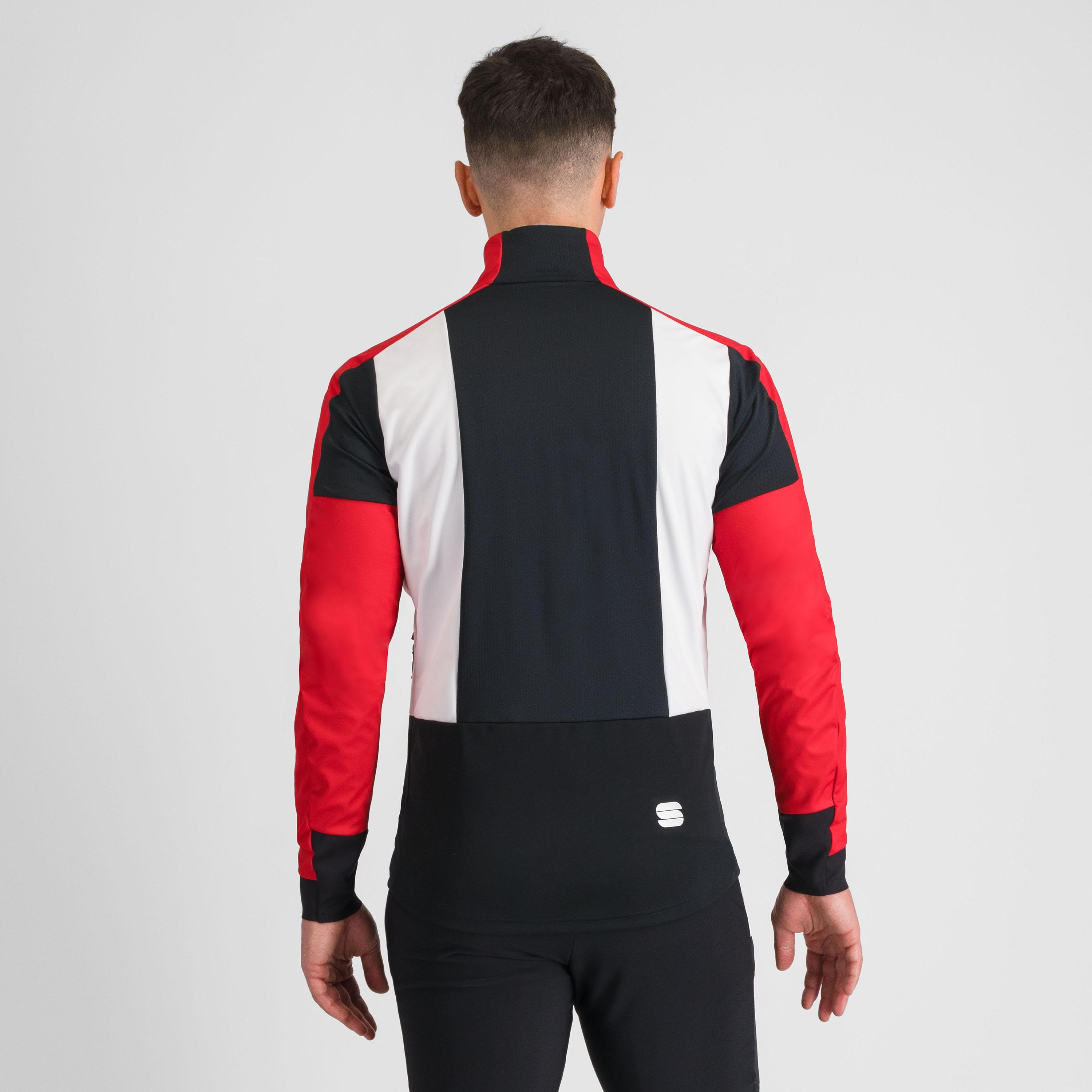 Apex jacket - tango red/white - sportful