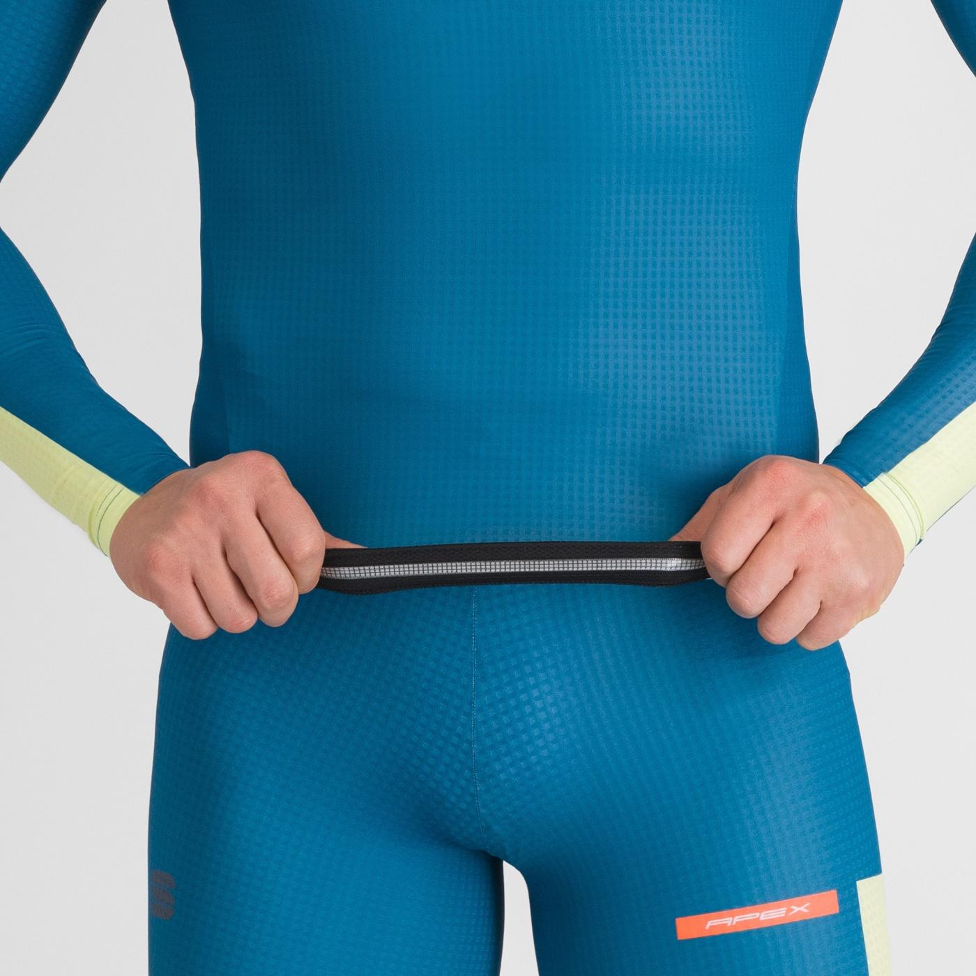 Apex jersey - blue corsair/green /yellow - sportful