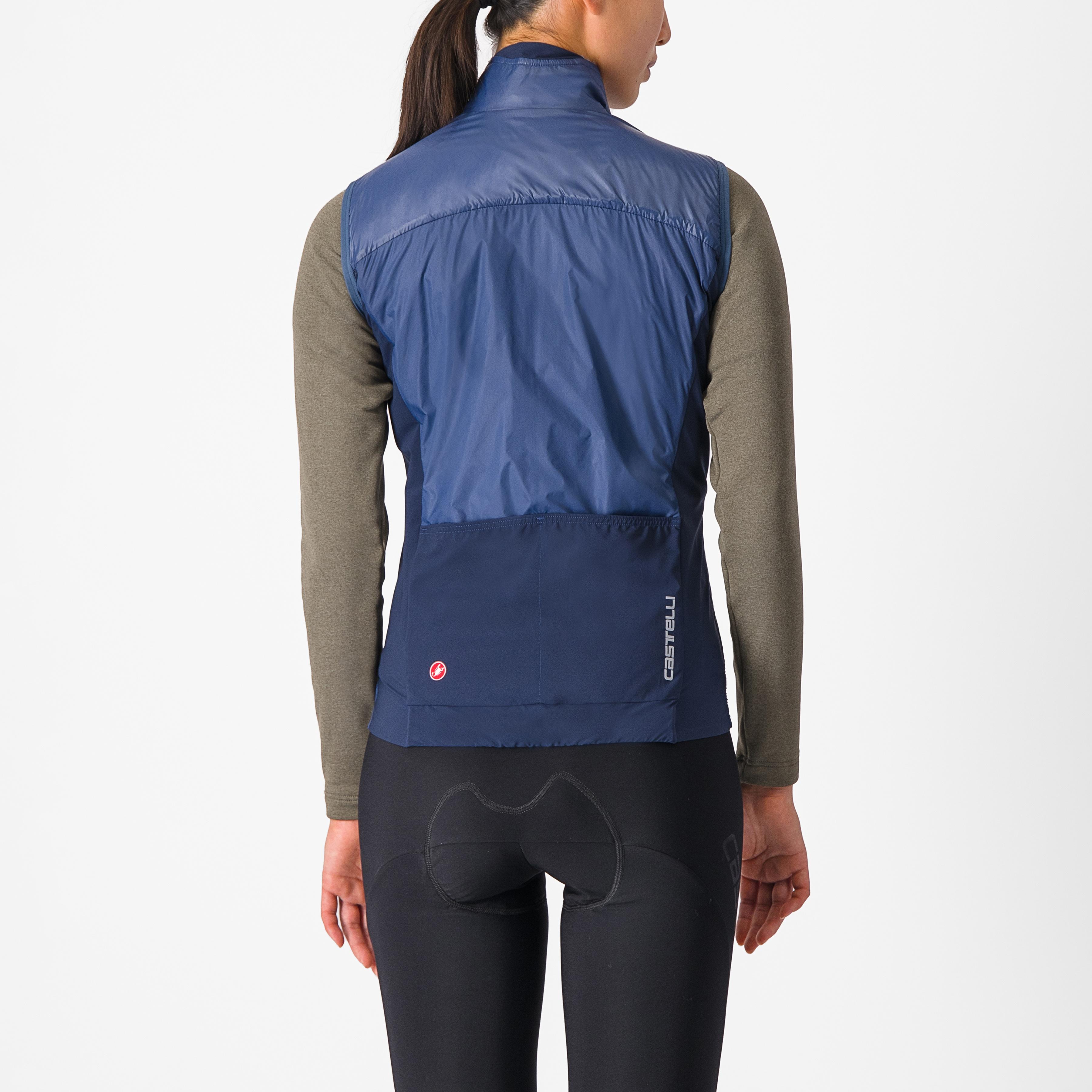 Unlimited w puffy vest - austin blue/sterling blue - castelli