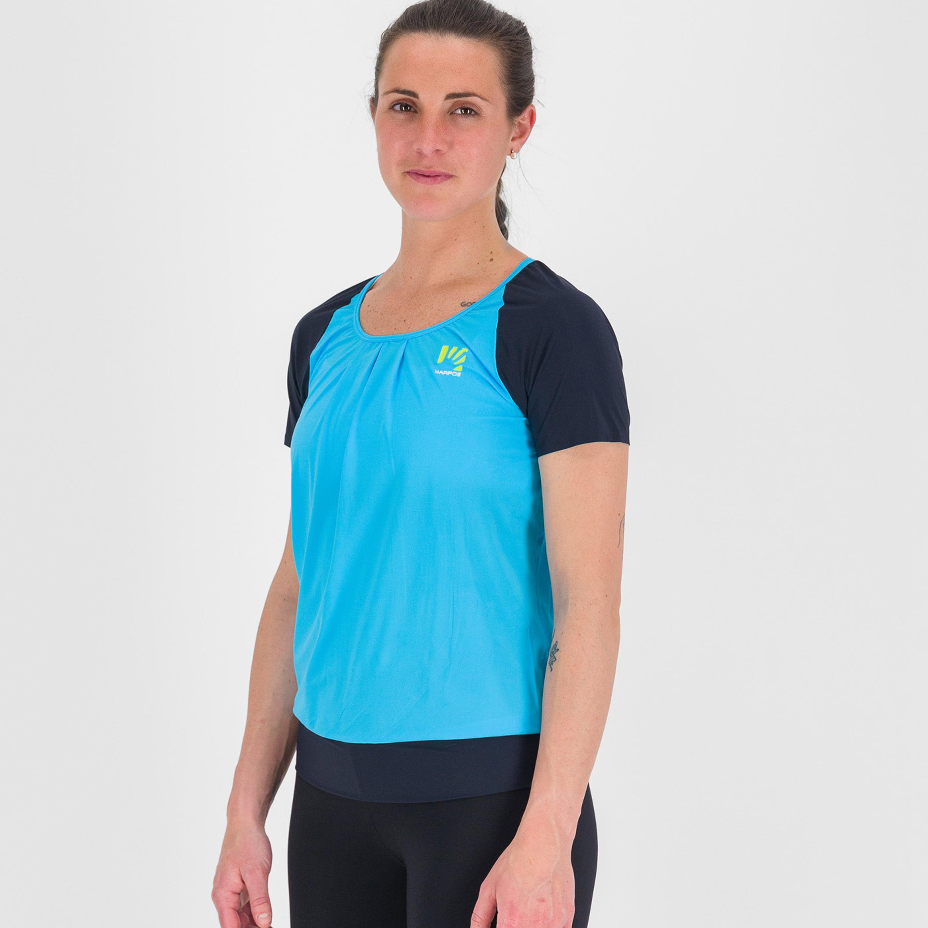 Cengia w t-shirt - blue atoll/sky captain - karpos