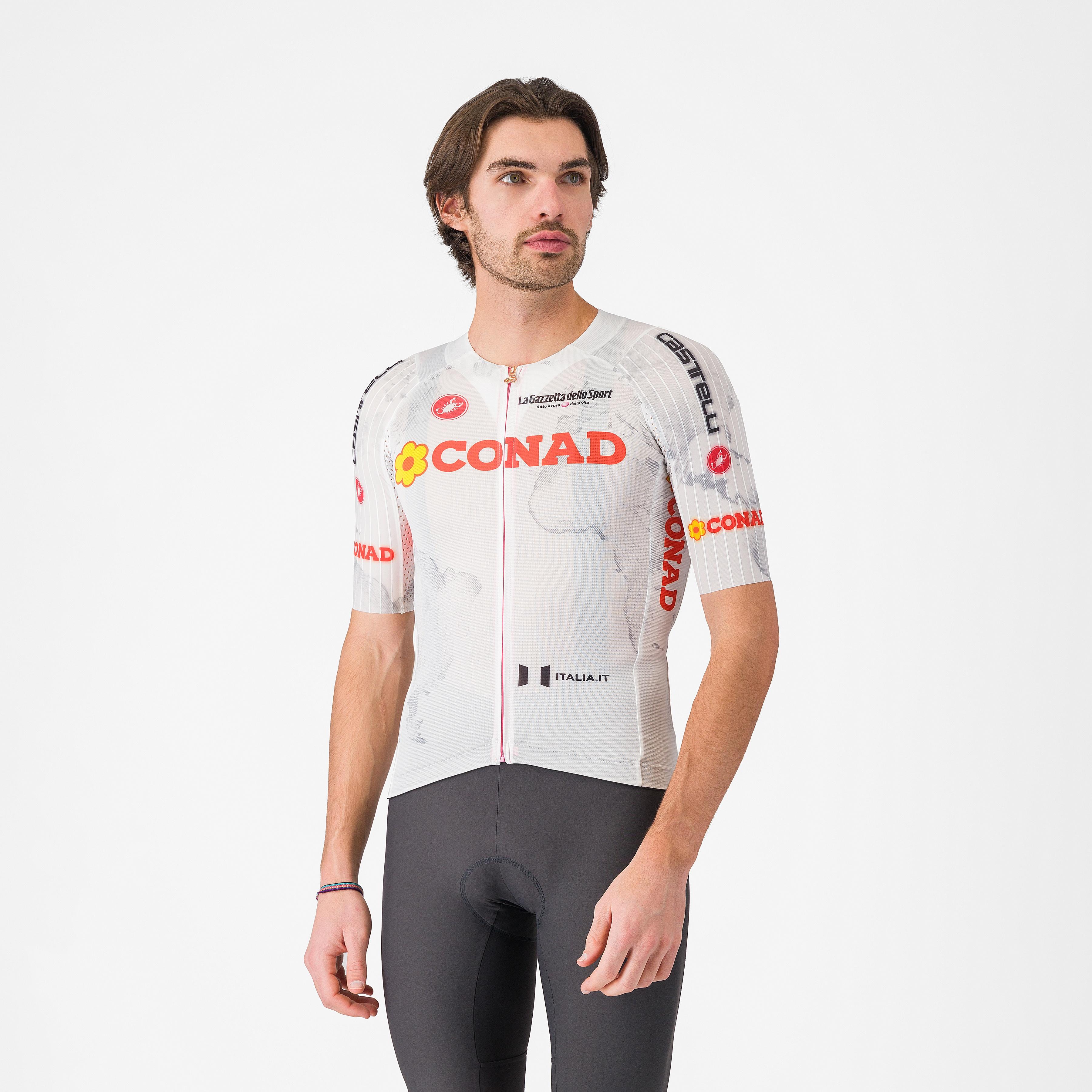 #giro108 race 8s jersey - bianco - castelli