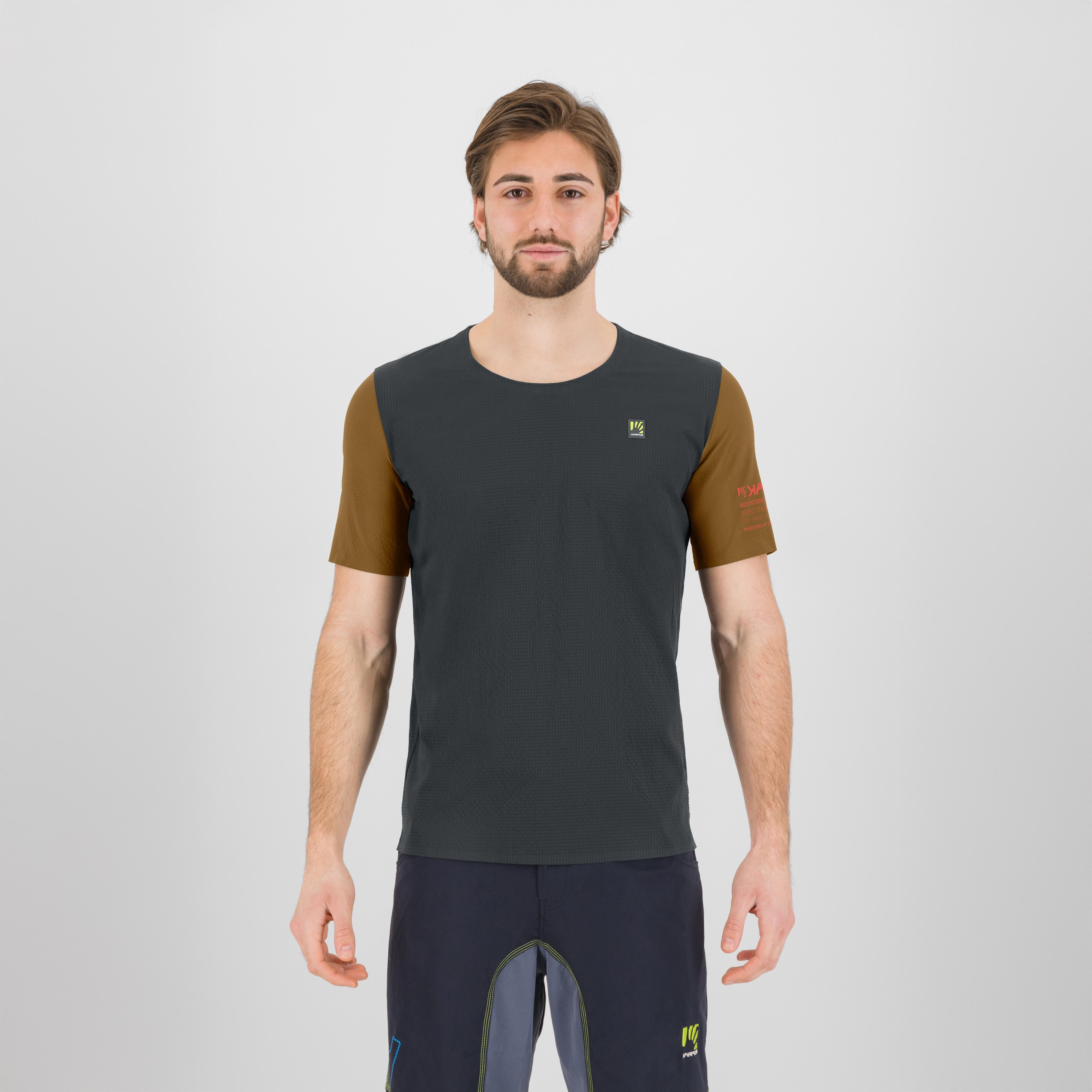 Ledro tee - woodl.gray/bronze - karpos