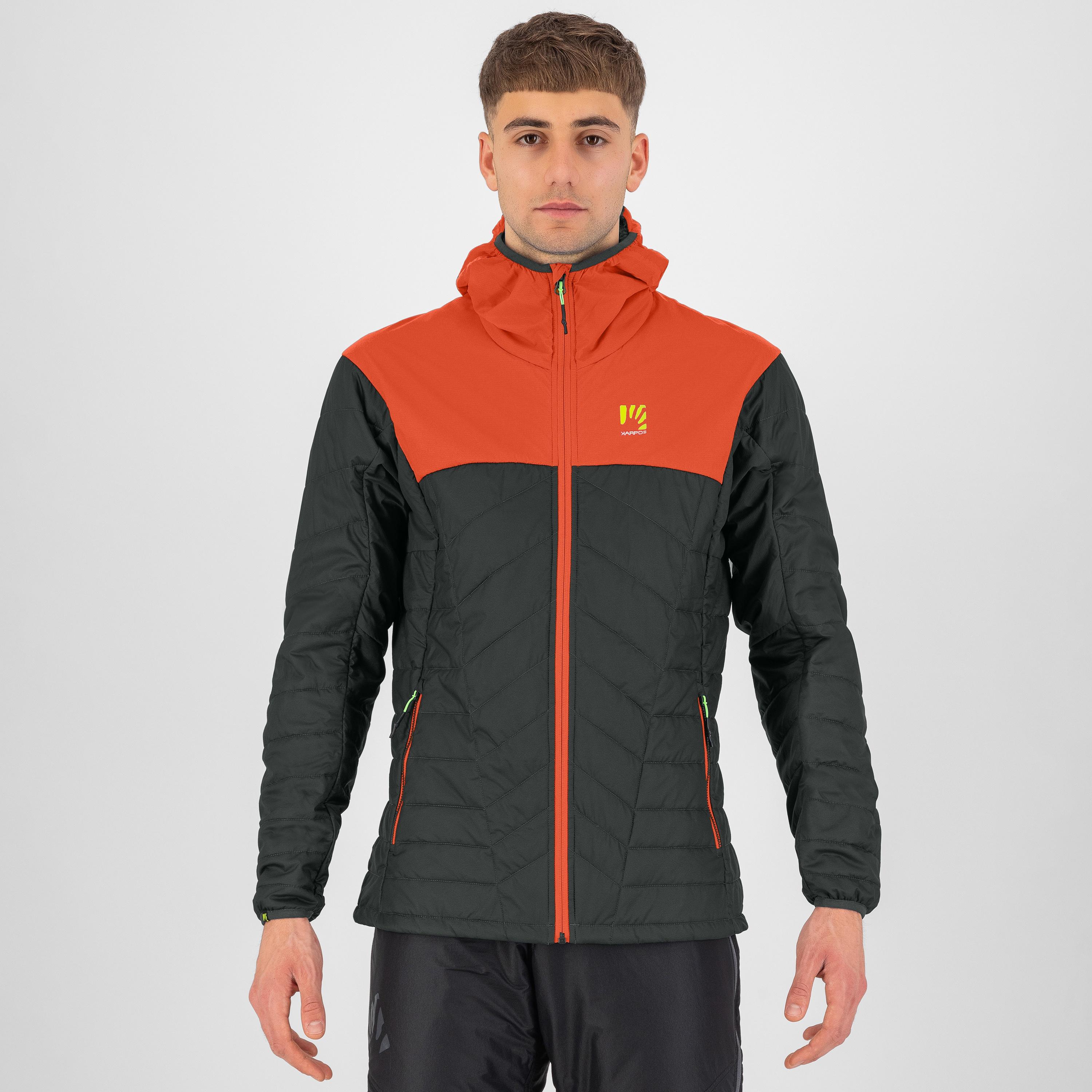 New liskamm jacket - black sand/spicy orange - karpos