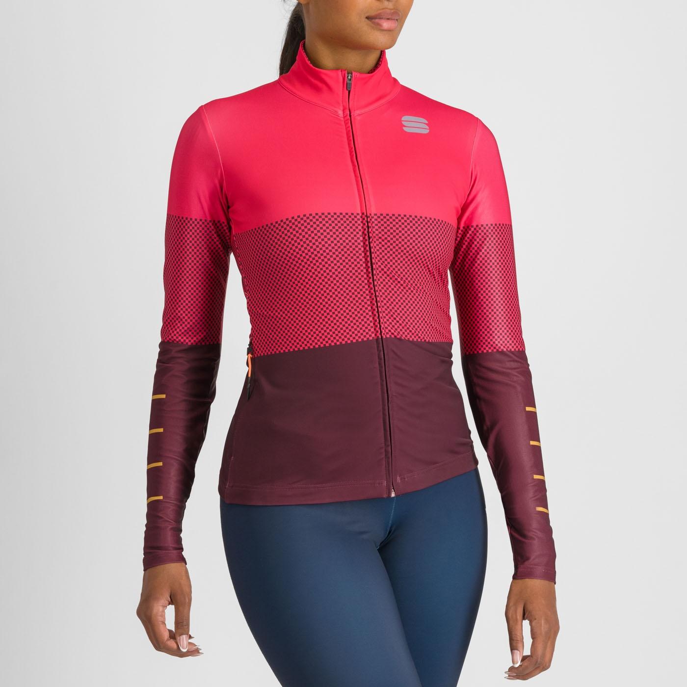 Squadra w jersey - raspberry wine red - sportful