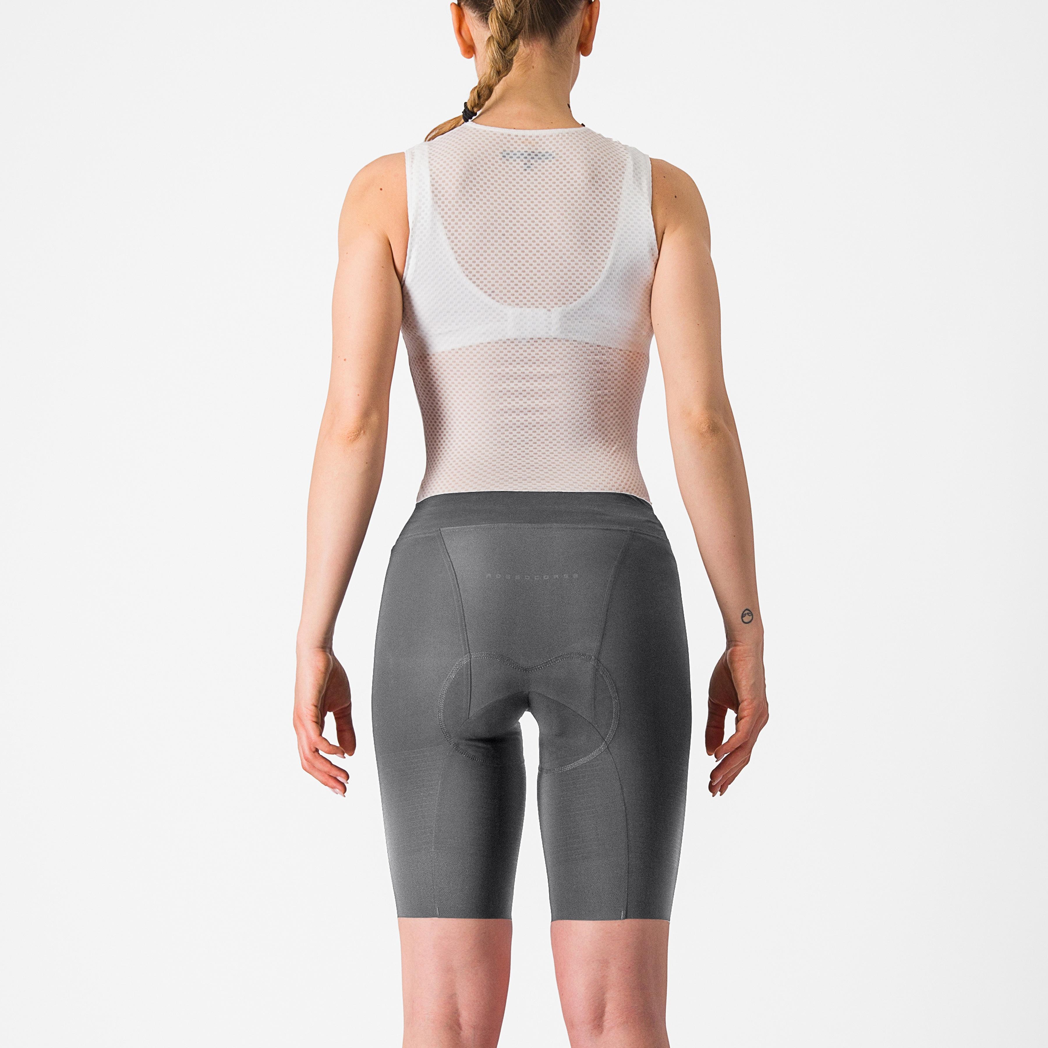 Premio black w short - gunmetal gray/clay - castelli