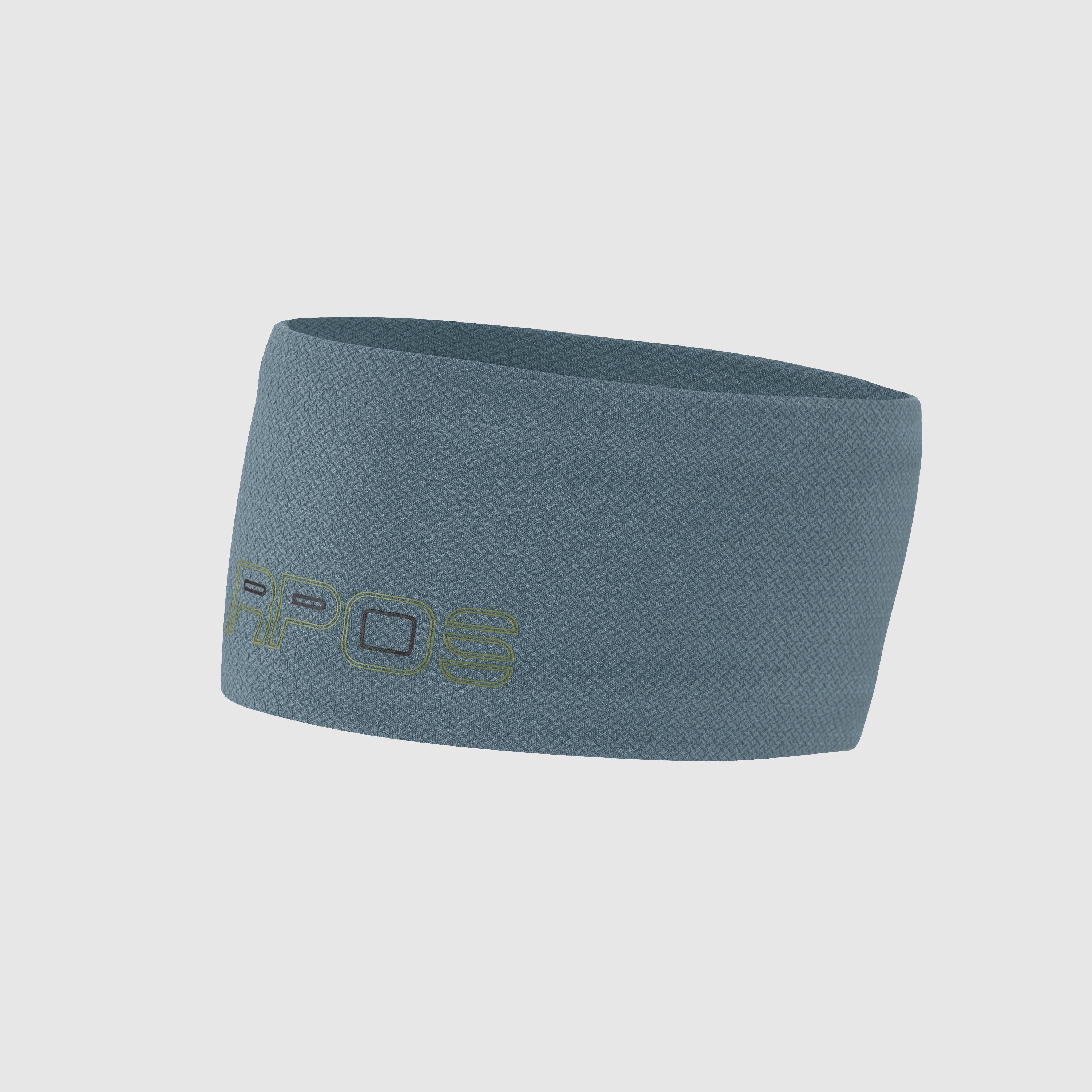 Crozzon headband - smoke blue/tarragon - karpos