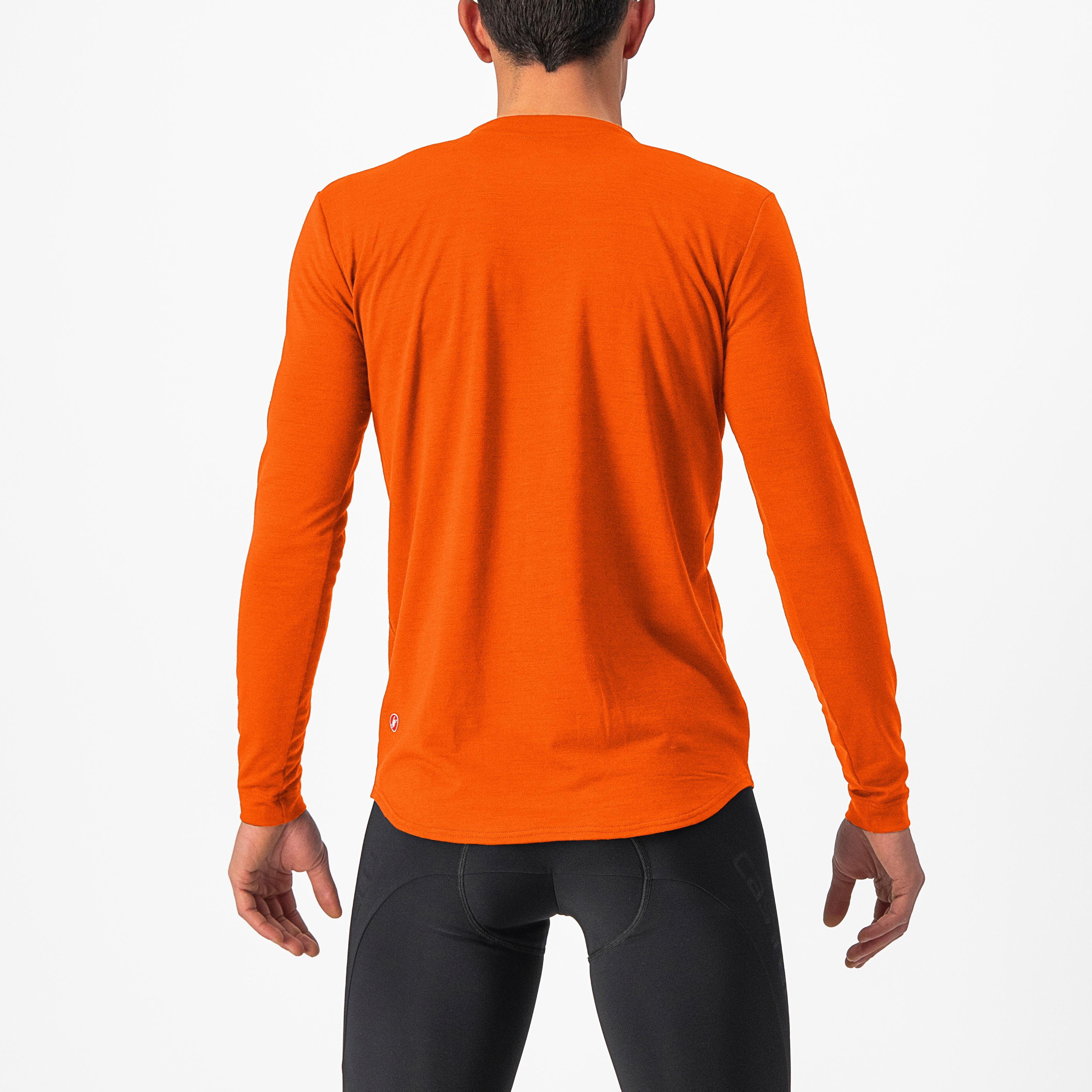 Unlimited merino long sleeve - orange rust - castelli