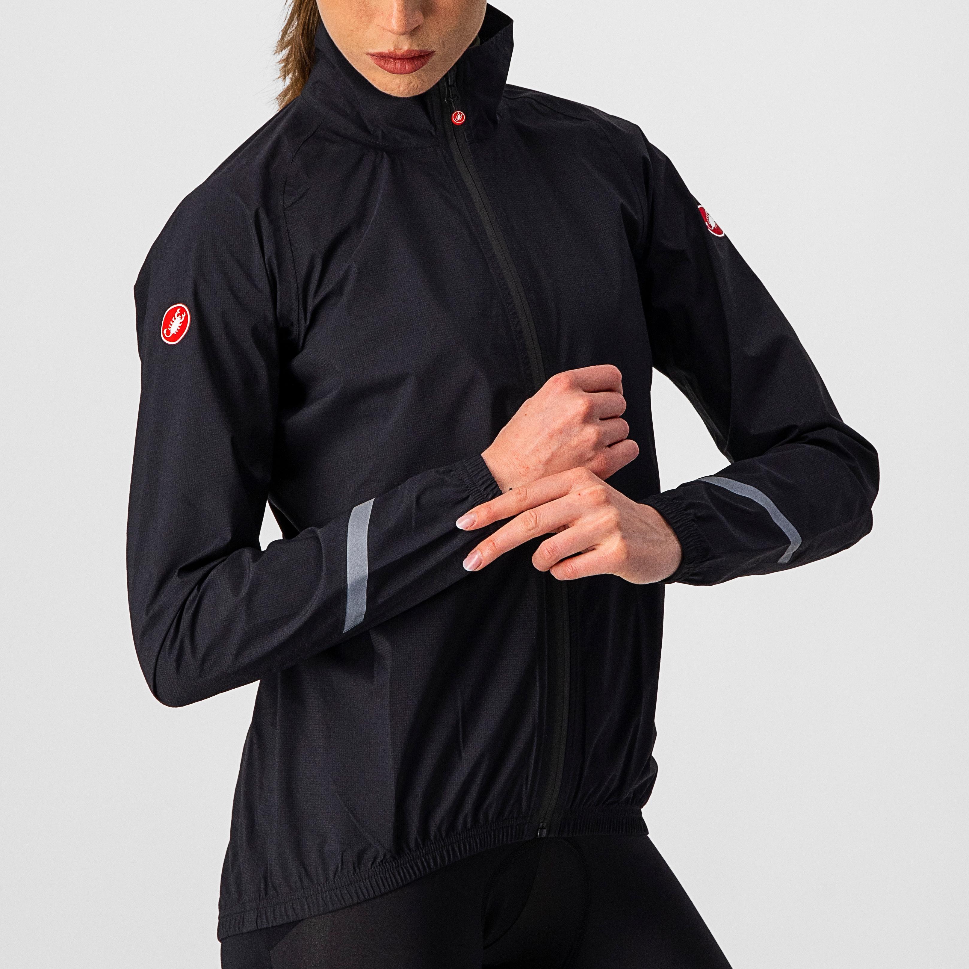 Emergency 2 w rain jacket - light black - castelli