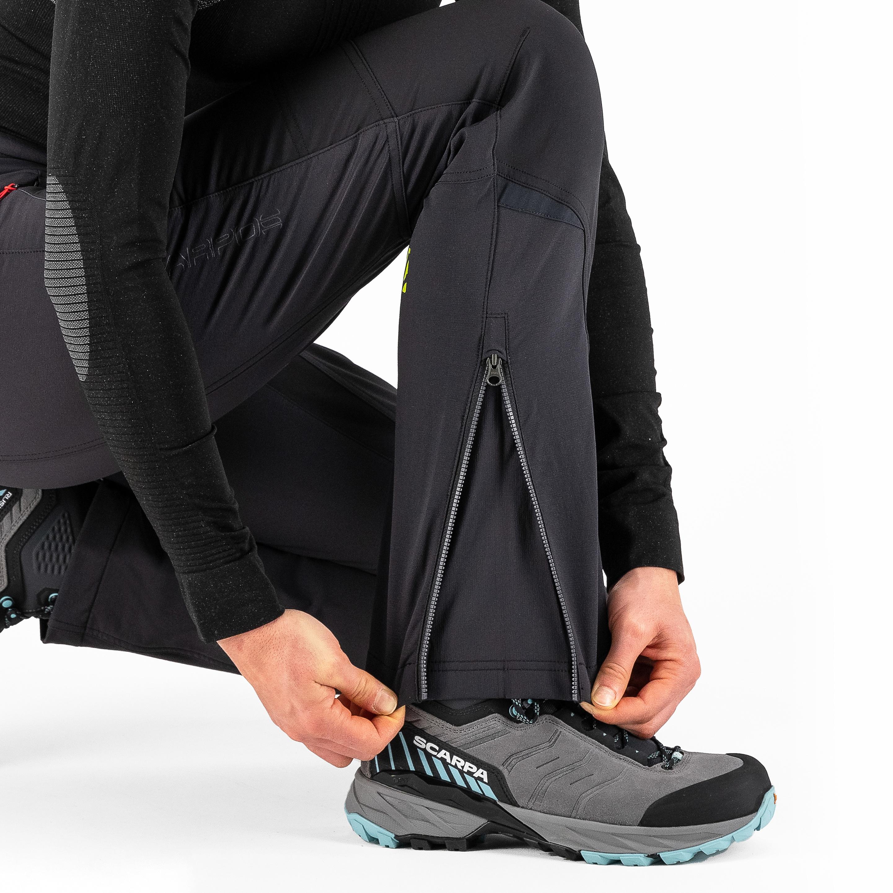 Cevedale evo w pant - black dark grey - karpos